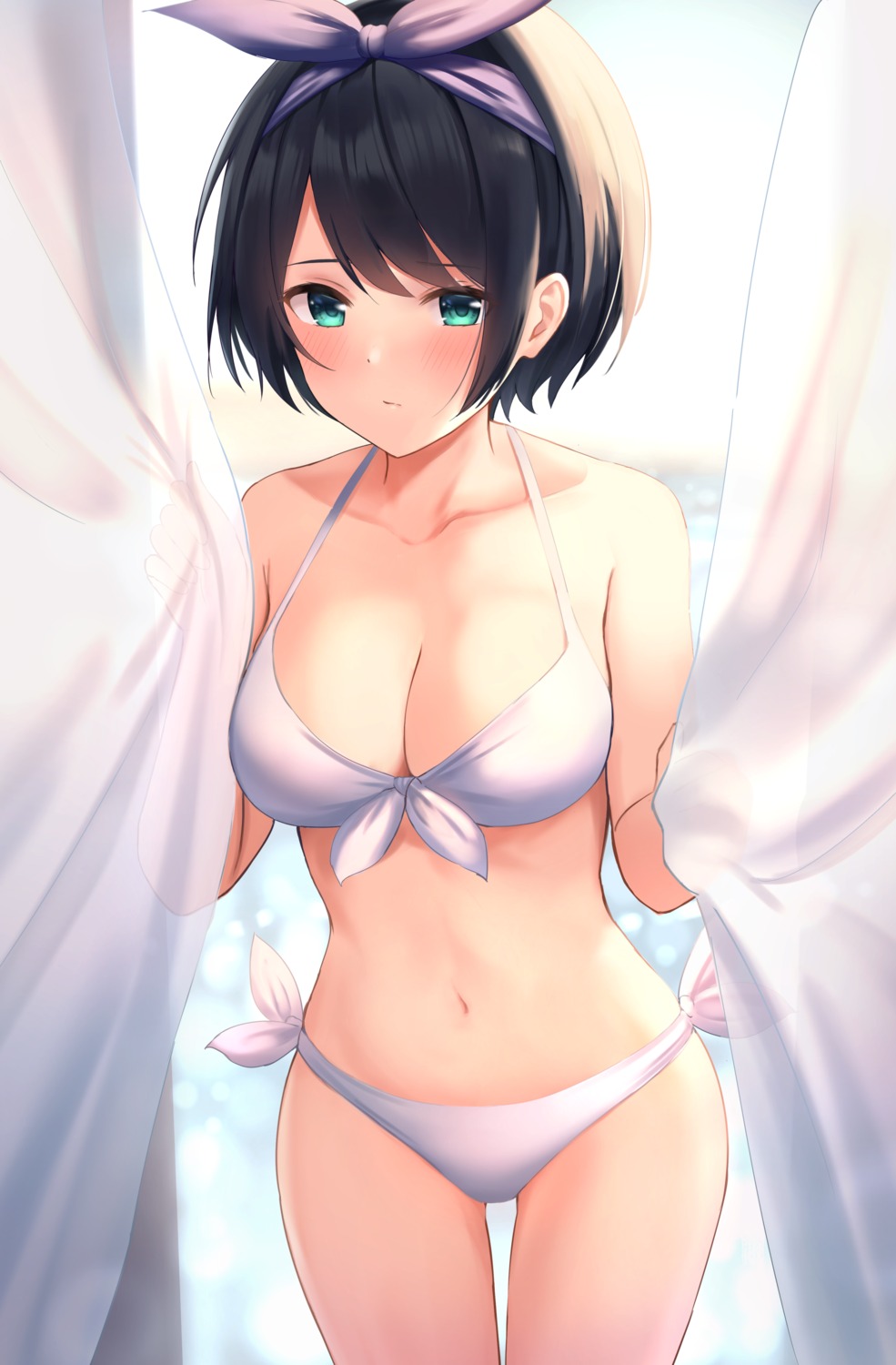 bikini, cleavage, kanojo_okarishimasu, moshi_imo, sarashina_ruka, swimsuits
