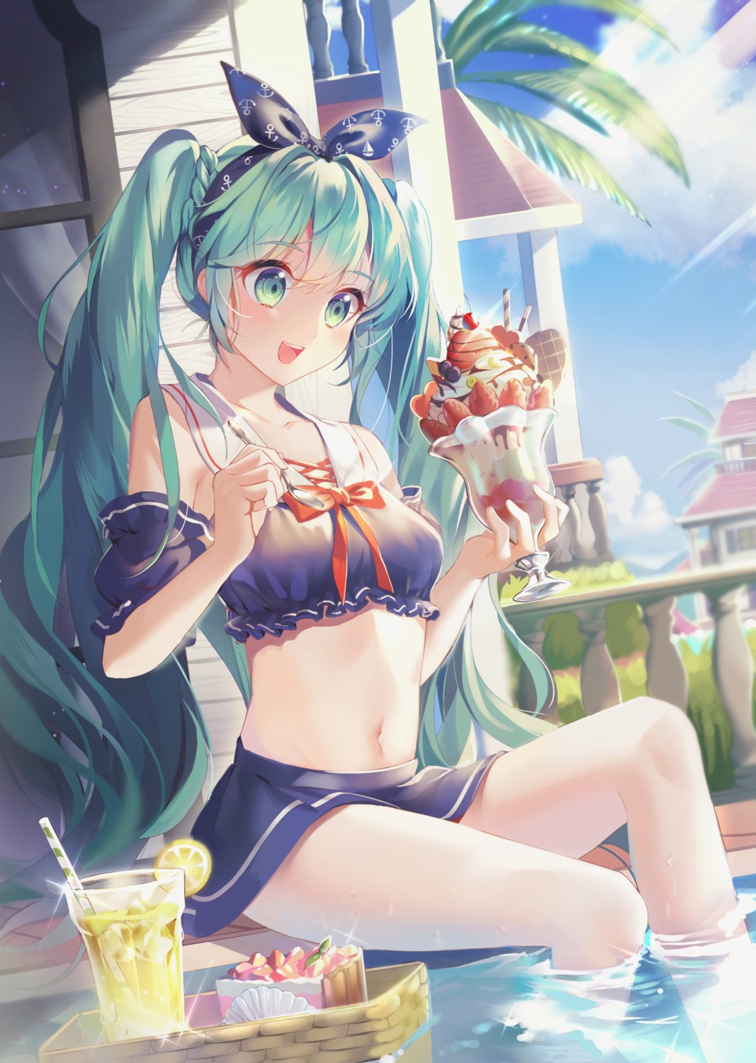 hatsune_miku, sigi, vocaloid, wet