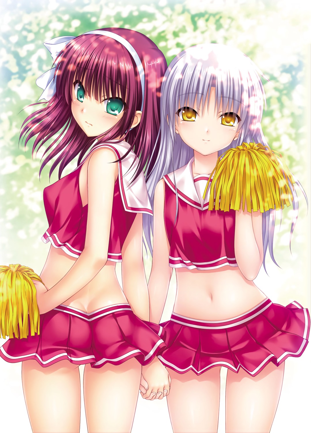 angel_beats!, ass, cheerleader, key, na-ga, nakamura_yuri, possible_duplicate, seifuku, tachibana_kanade