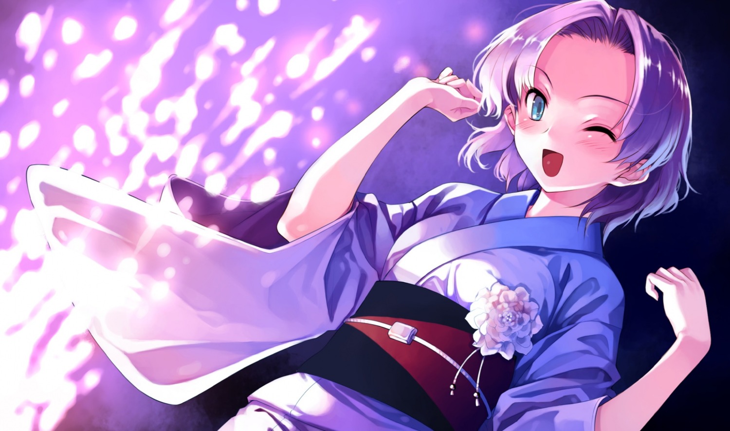 abhar, game_cg, hanami_mar'ya, misaki_kurehito, suiheisen_made_nan_mile?, yukata