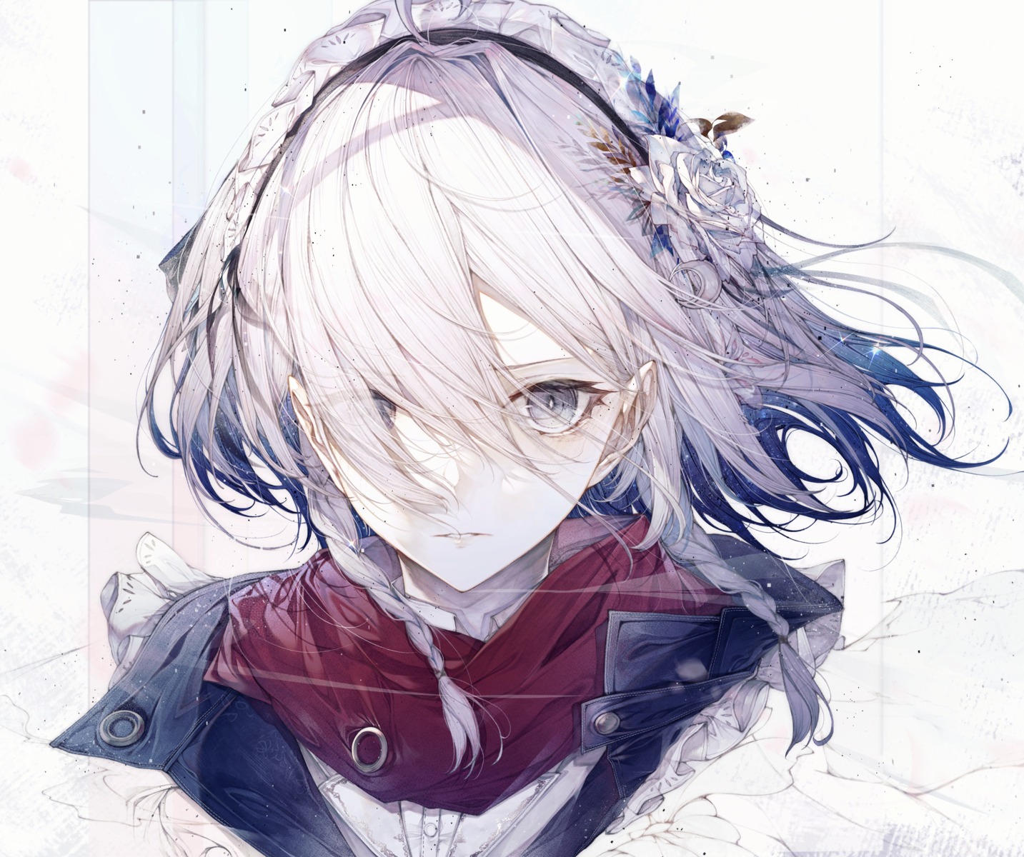 hito_komoru, izayoi_sakuya, maid, touhou