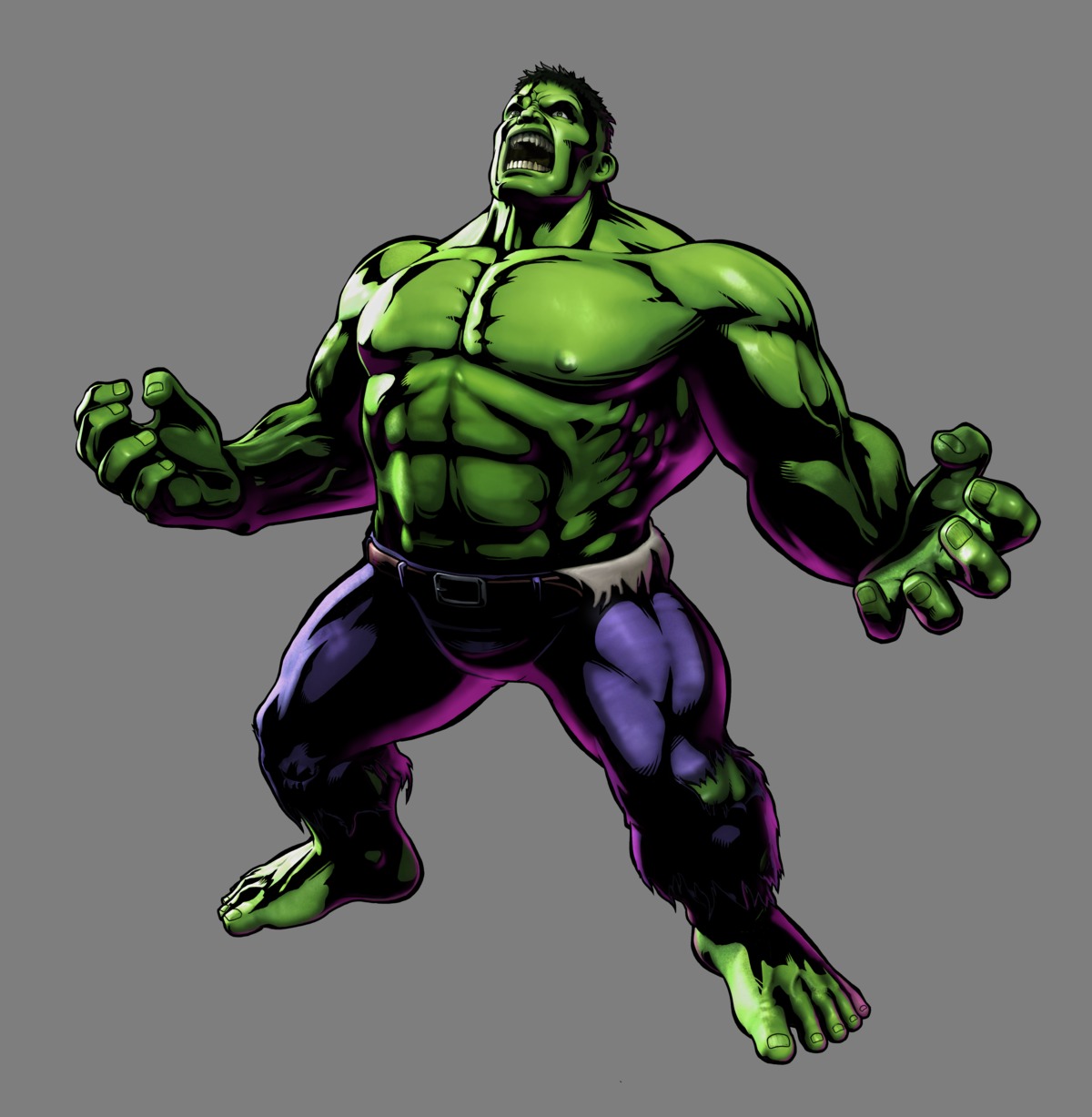hulk, male, marvel, marvel_vs_capcom, marvel_vs_capcom_3, topless, torn_clothes, transparent_png, ultimate_marvel_vs_capcom_3