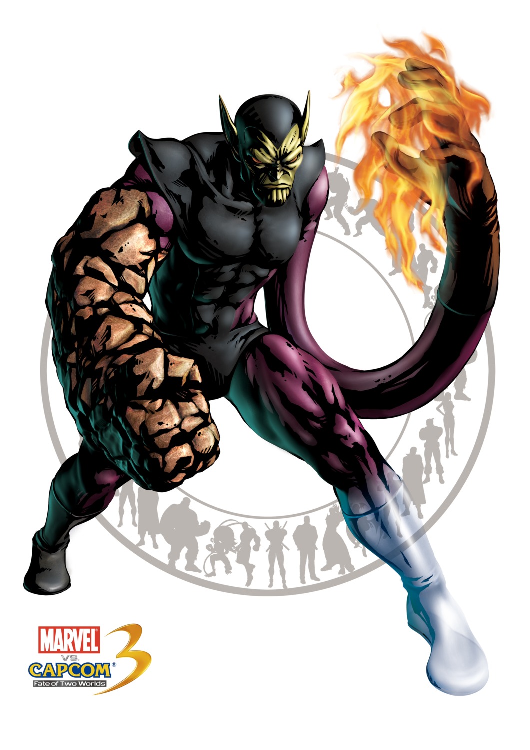 bodysuit, male, marvel, marvel_vs_capcom, marvel_vs_capcom_3, super-skrull