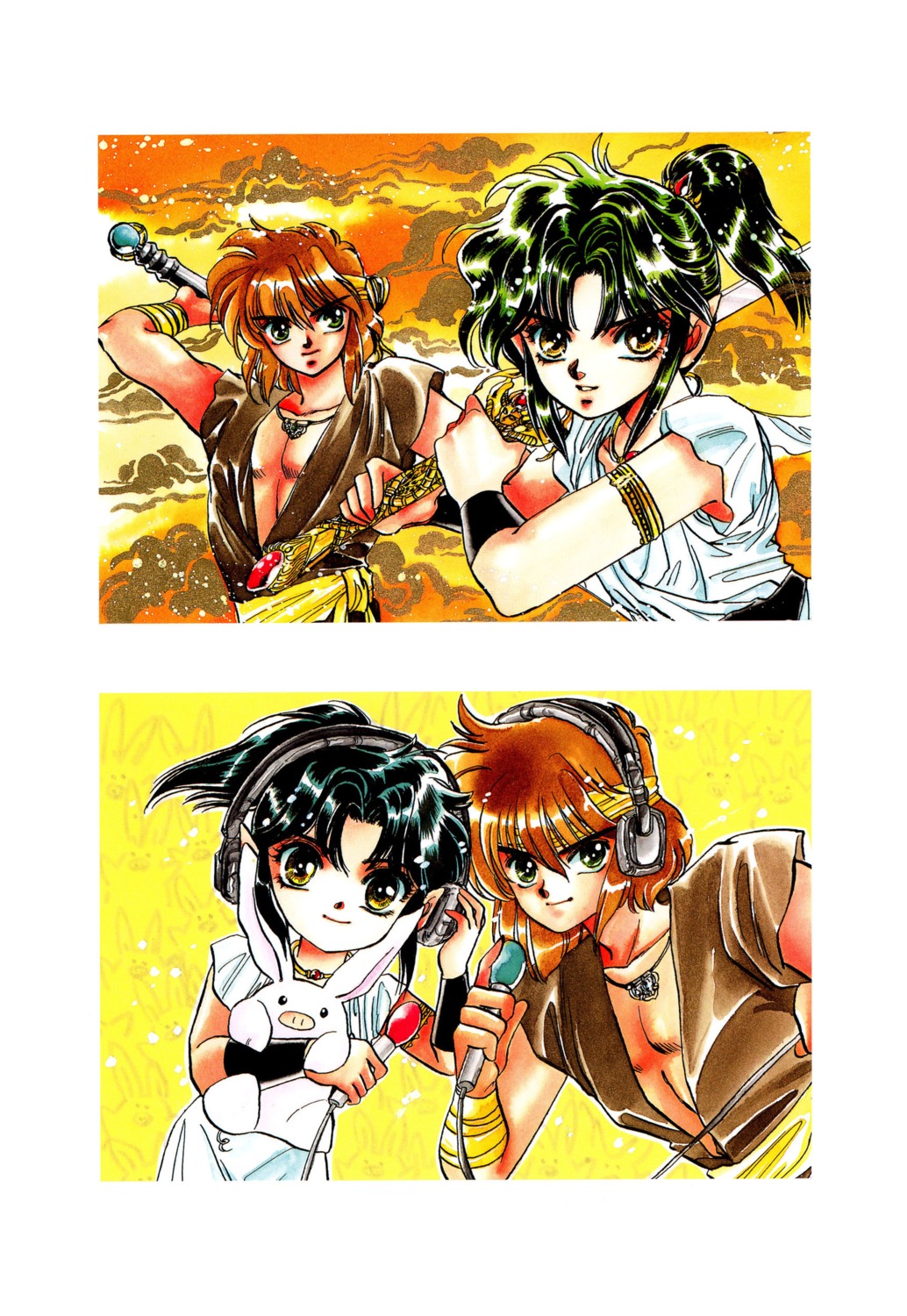 ashura, clamp, rgveda, ryuu-ou