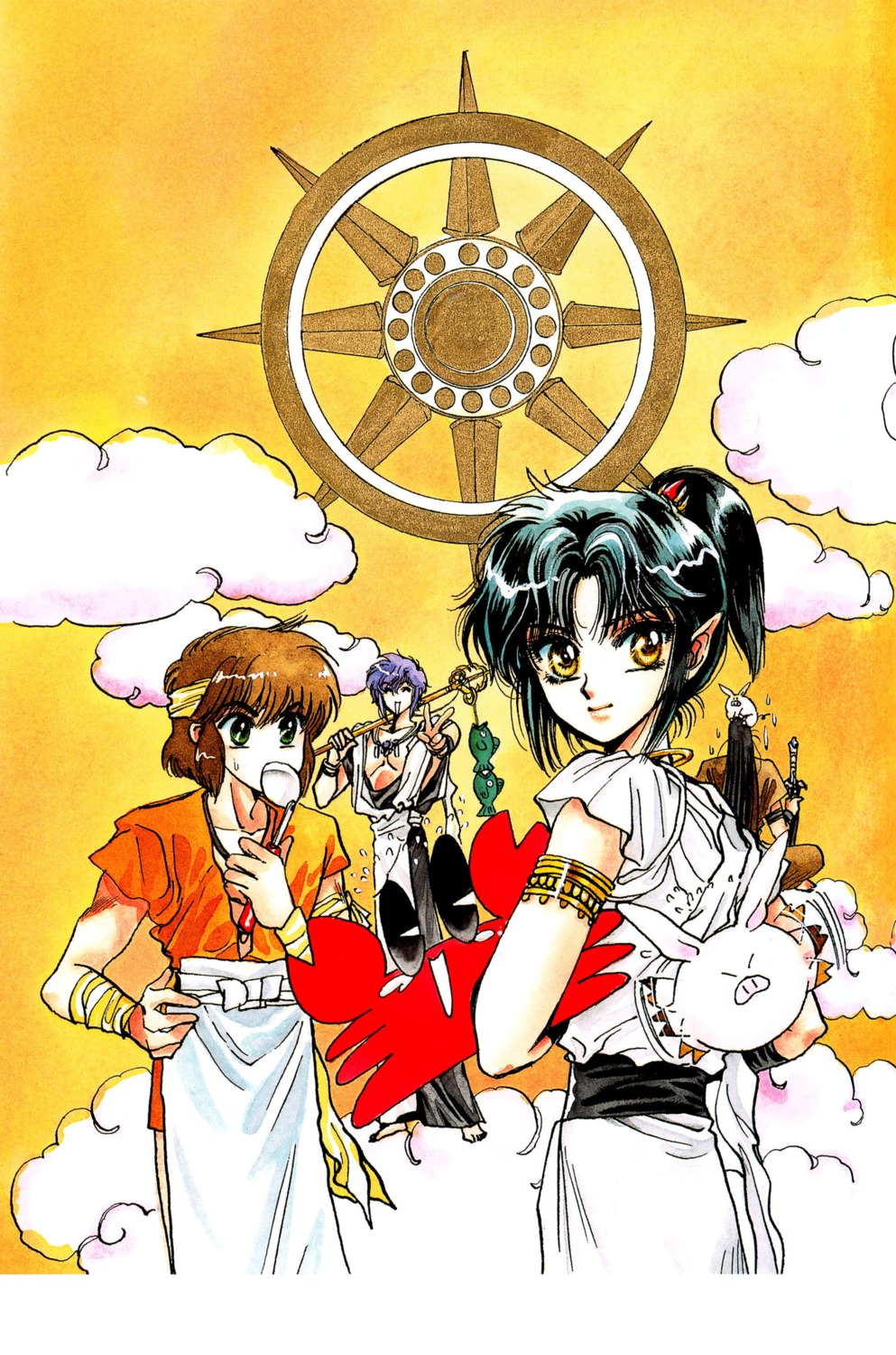 ashura, clamp, rgveda, ryuu-ou