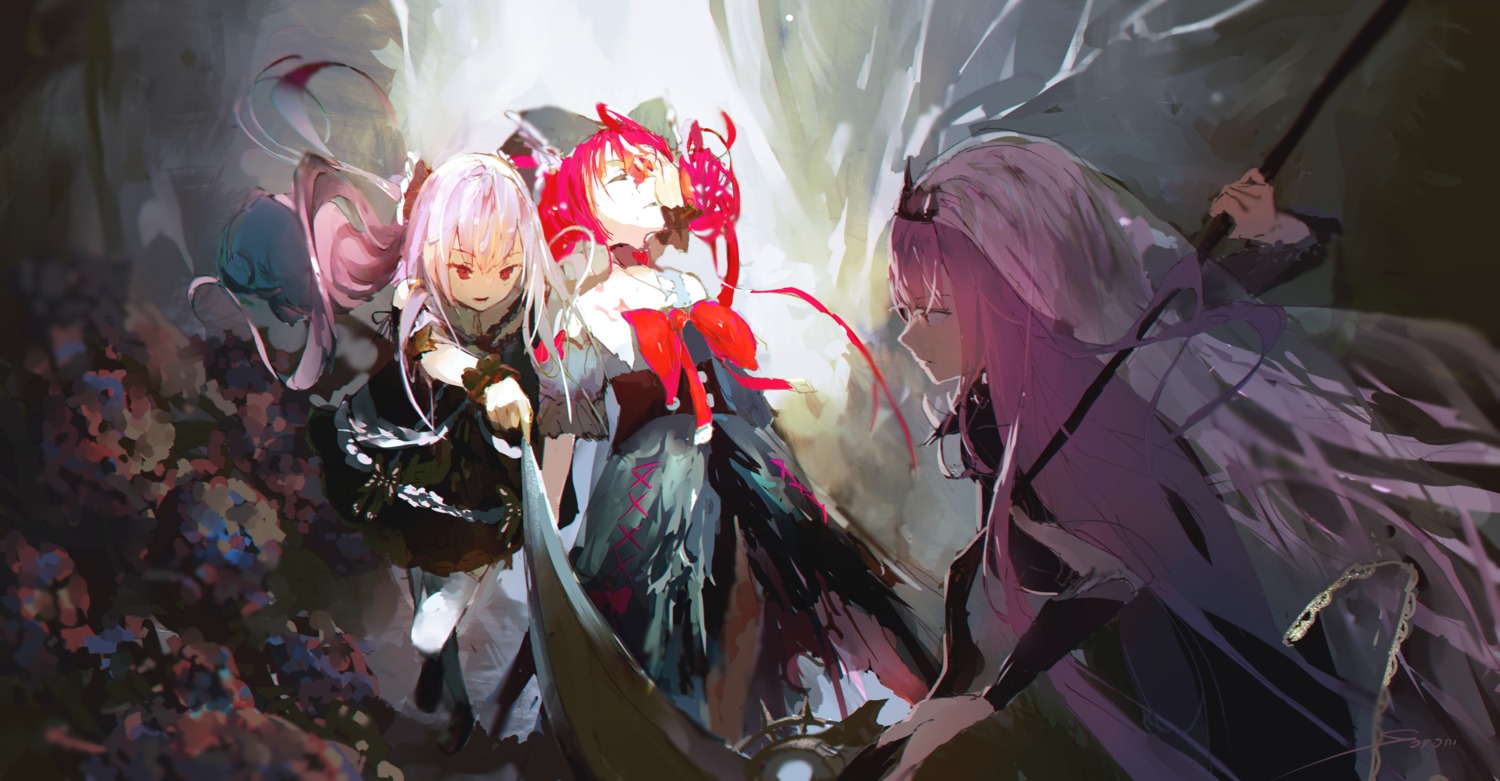 hololive, hololive_english, hololive_indonesia, kureiji_ollie, lolita_fashion, mori_calliope, sorrowny, uruha_rushia