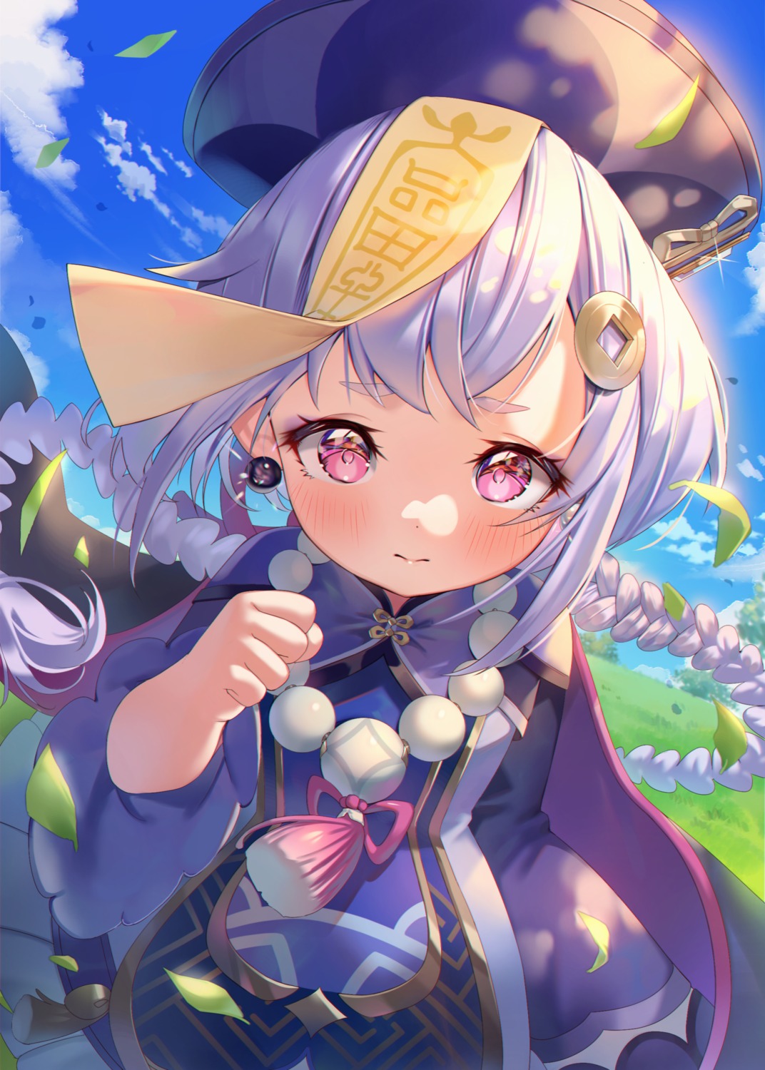 asian_clothes, dai_nikucho, genshin_impact, qiqi