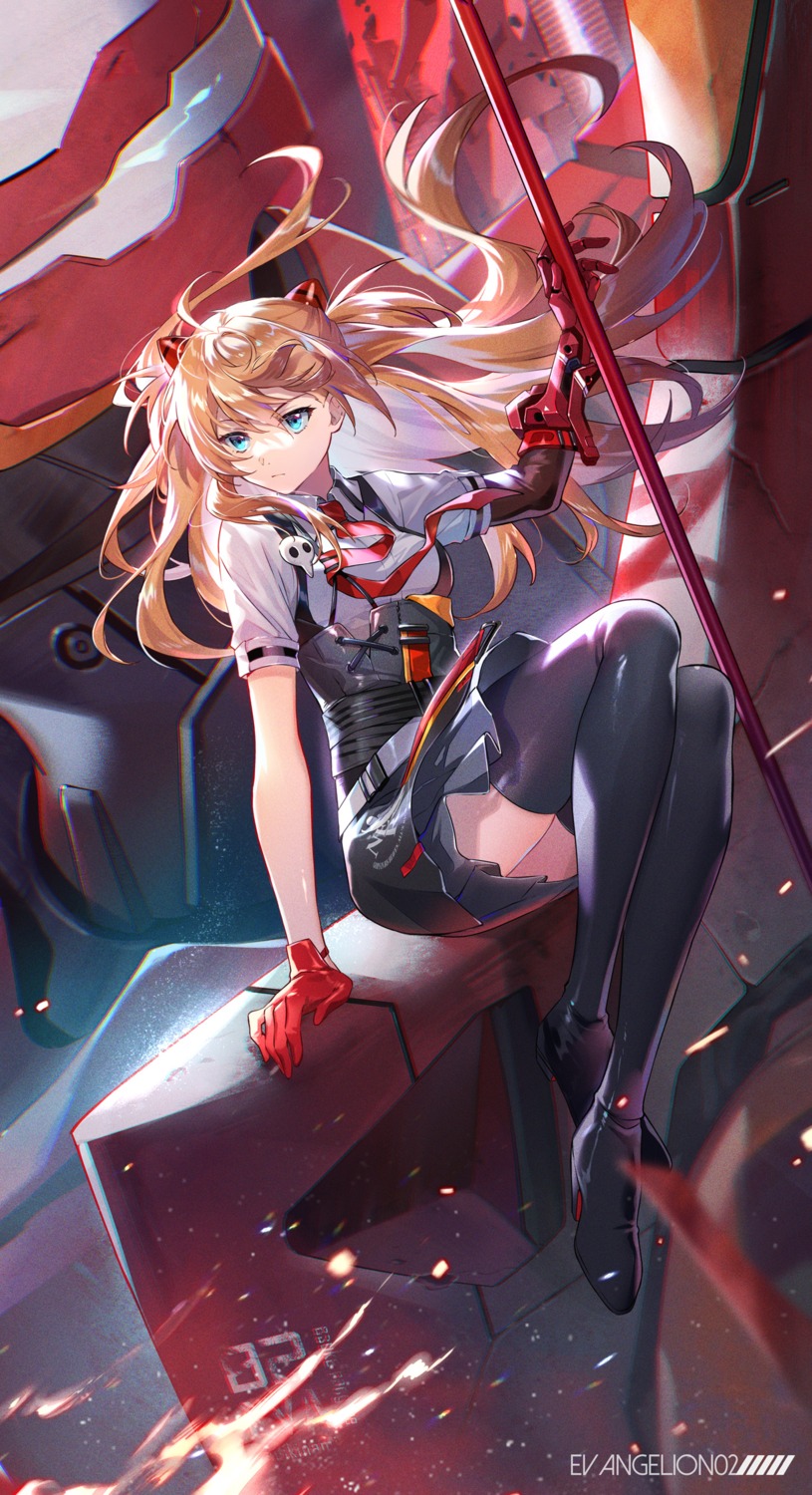 benghuai_xueyuan, cosplay, eva_02, heels, honkai_impact, kiana_kaslana, mecha, neon_genesis_evangelion