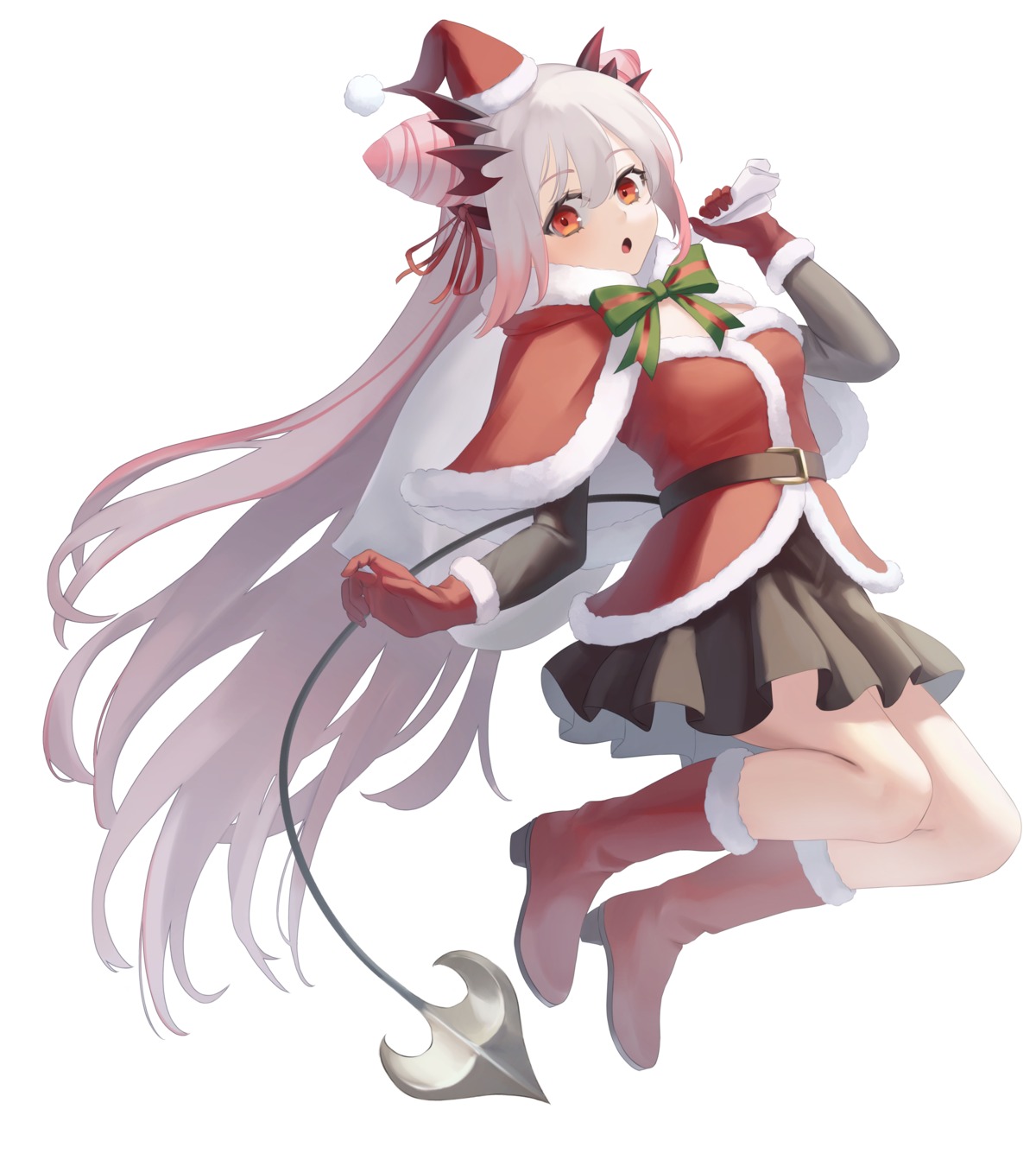 christmas, heels, honey_strap, nanashi_inc., suou_patra, tail, yatarime