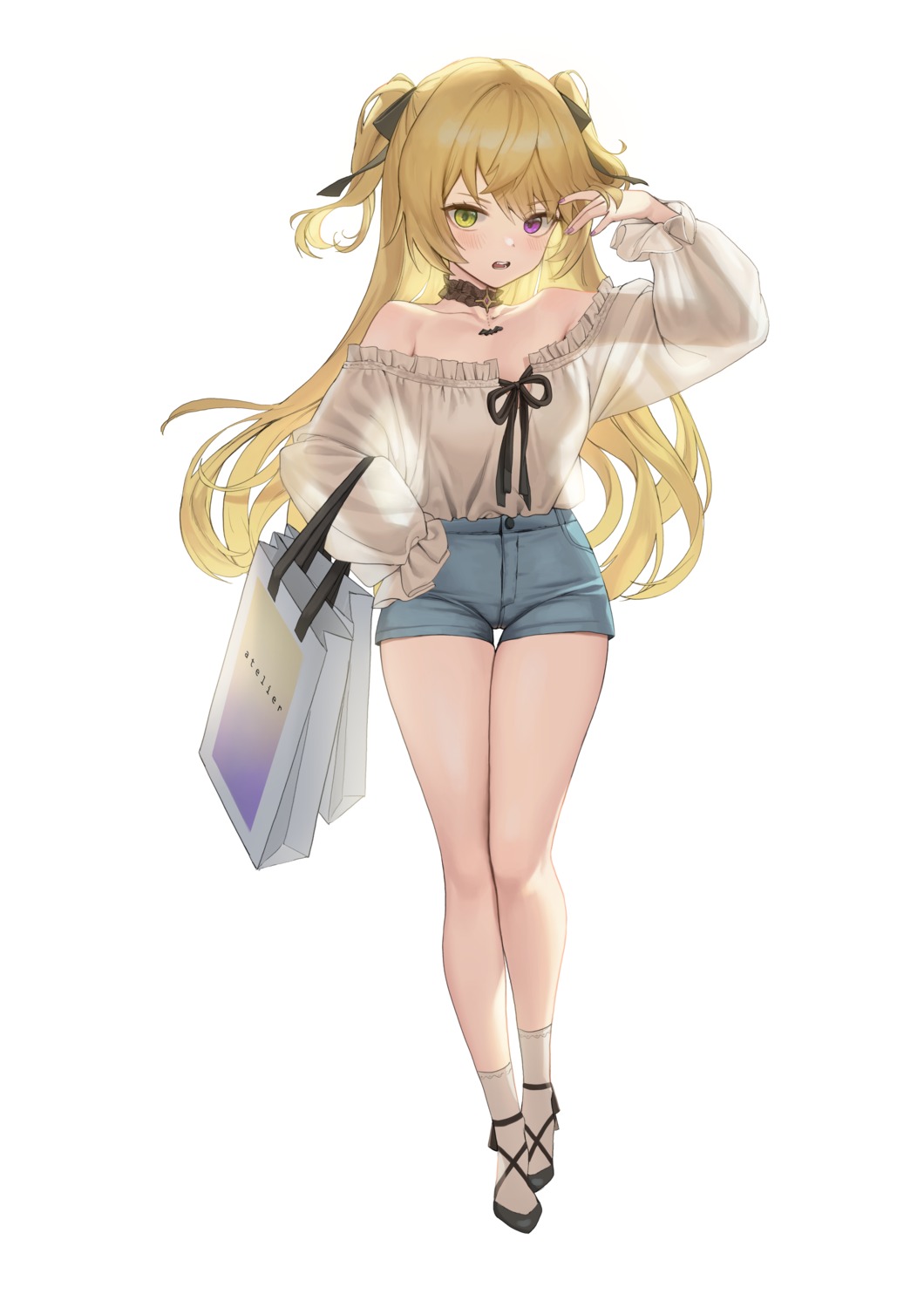 fischl, genshin_impact, heterochromia, see_through, xi_xeong