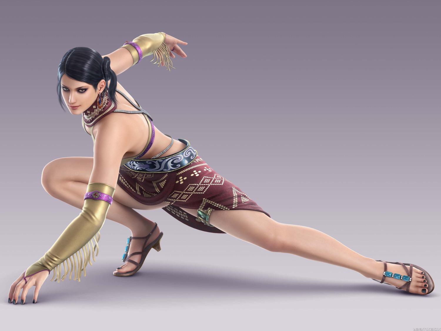 cg, heels, tekken, zafina