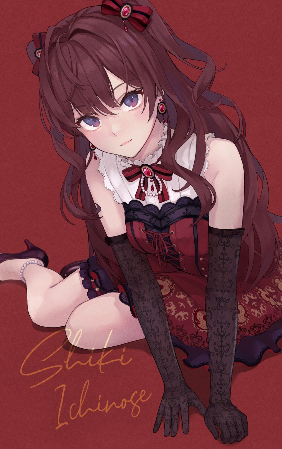 dress, heels, ichinose_shiki, lolita_fashion, sugai_(4ugaii), the_idolm@ster, the_idolm@ster_cinderella_girls