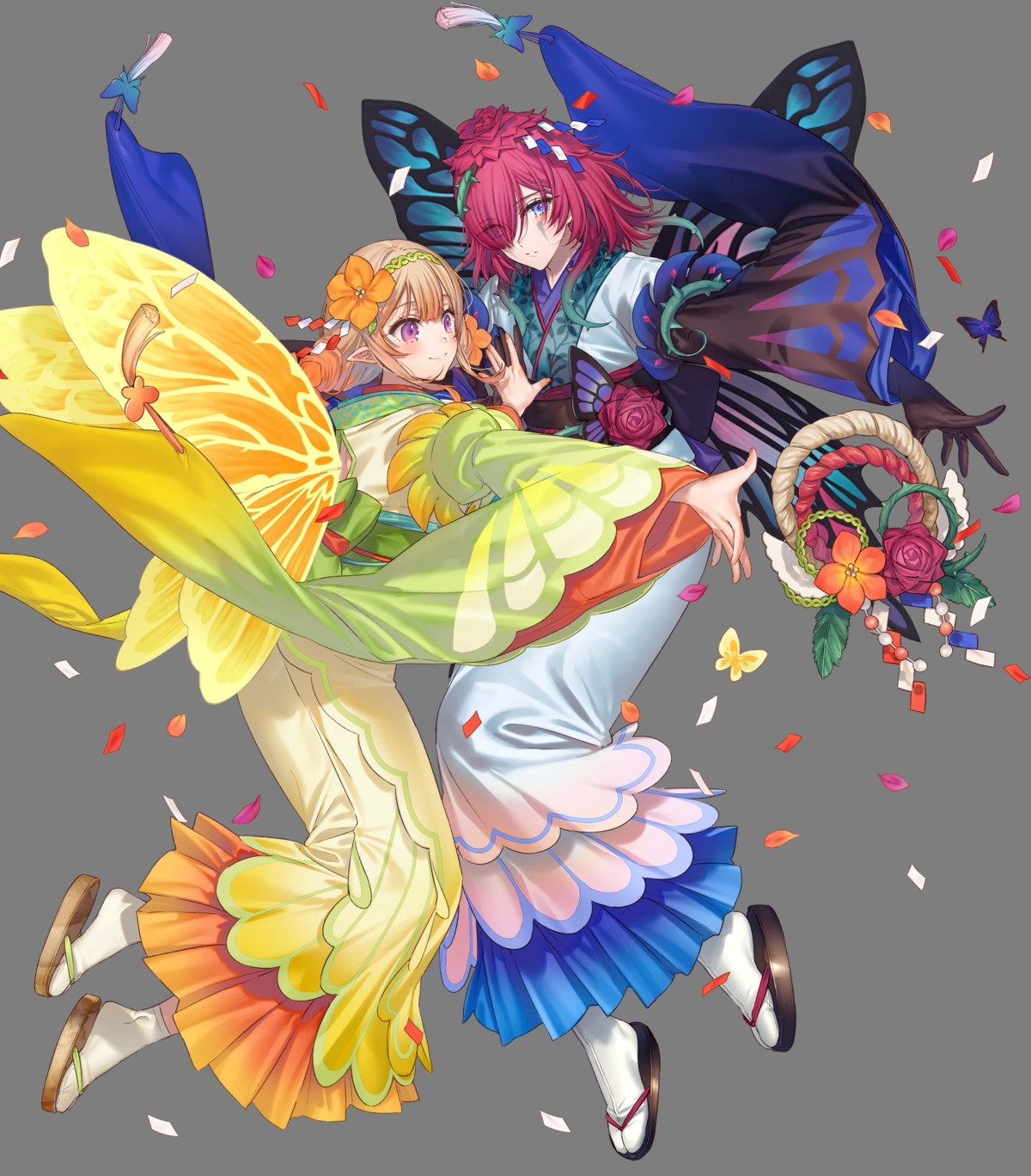 fairy, fire_emblem, fire_emblem_heroes, japanese_clothes, kippu, nintendo, peony_(fire_emblem), pointy_ears