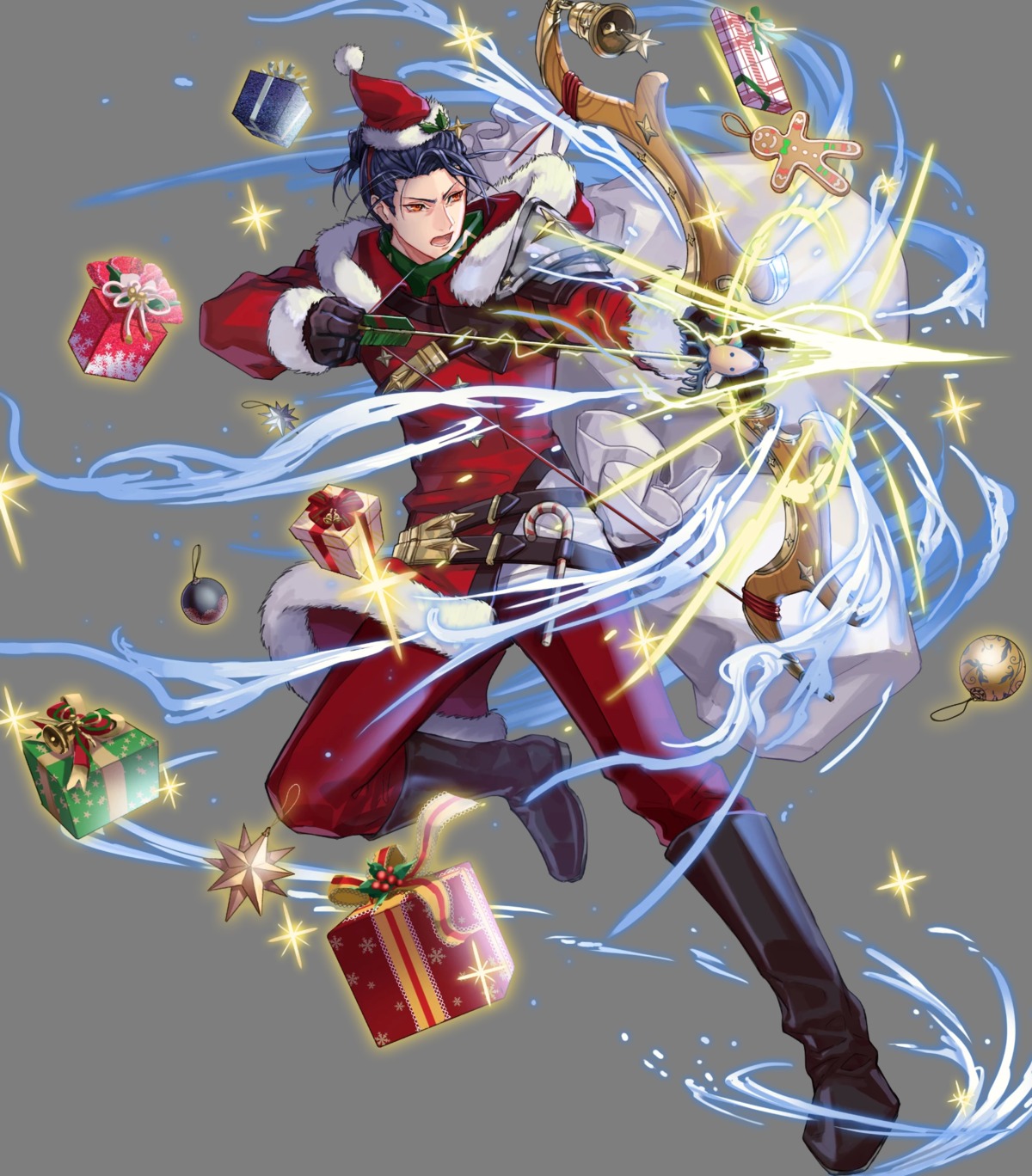 christmas, cloverk, duplicate, felix_(fire_emblem), fire_emblem, fire_emblem_heroes, fire_emblem_three_houses, nintendo