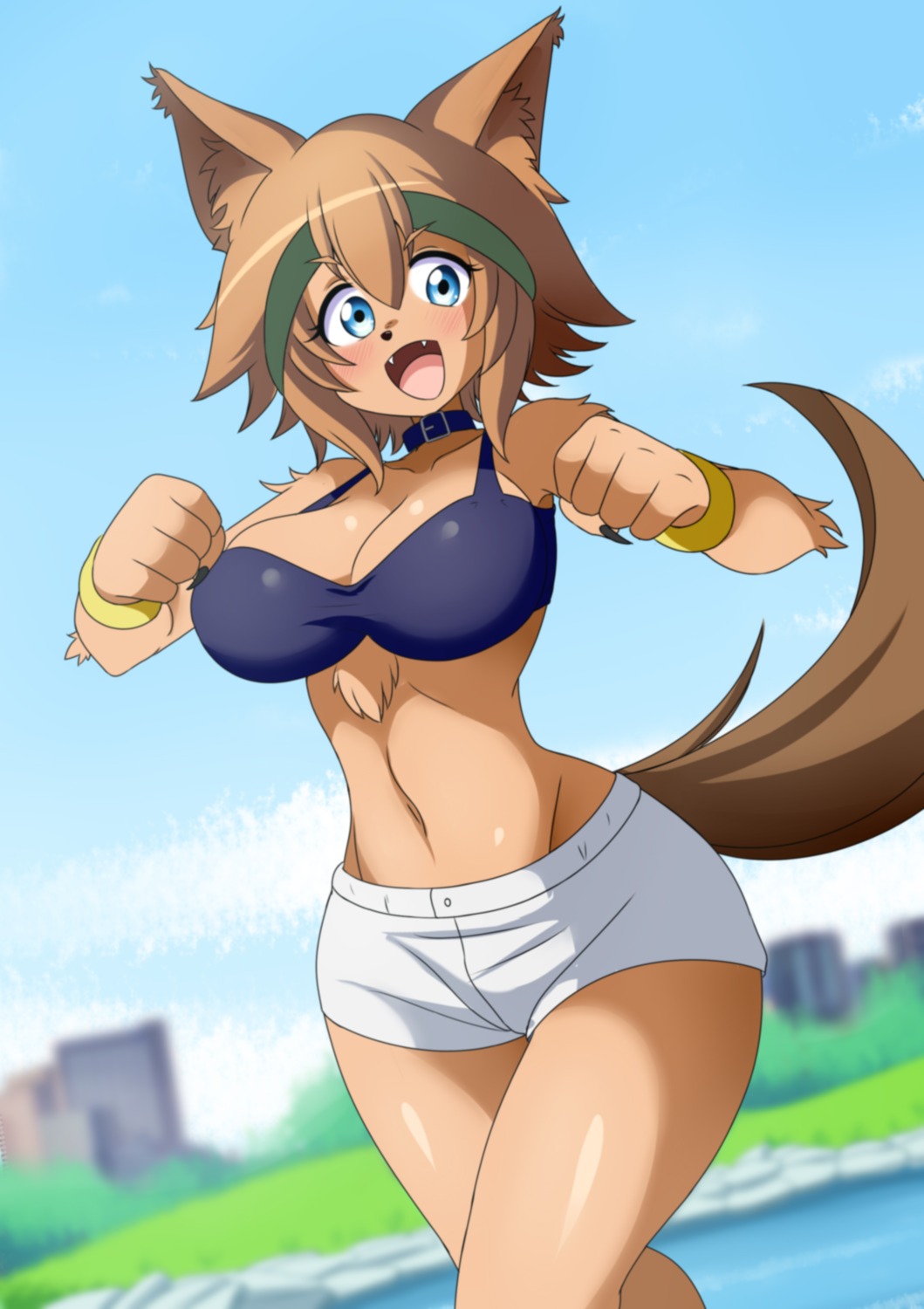 animal_ears, bra, lucyfercomic, monster_girl, monster_musume_no_iru_nichijou, polt, tail