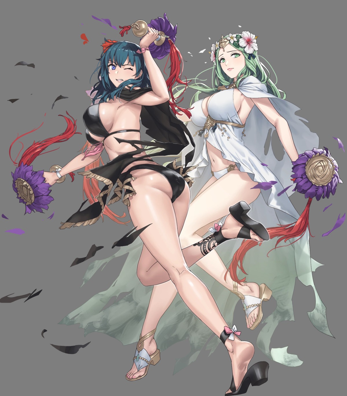 ass, bikini, byleth_(fire_emblem), cleavage, cuboon, duplicate, fire_emblem, fire_emblem_heroes