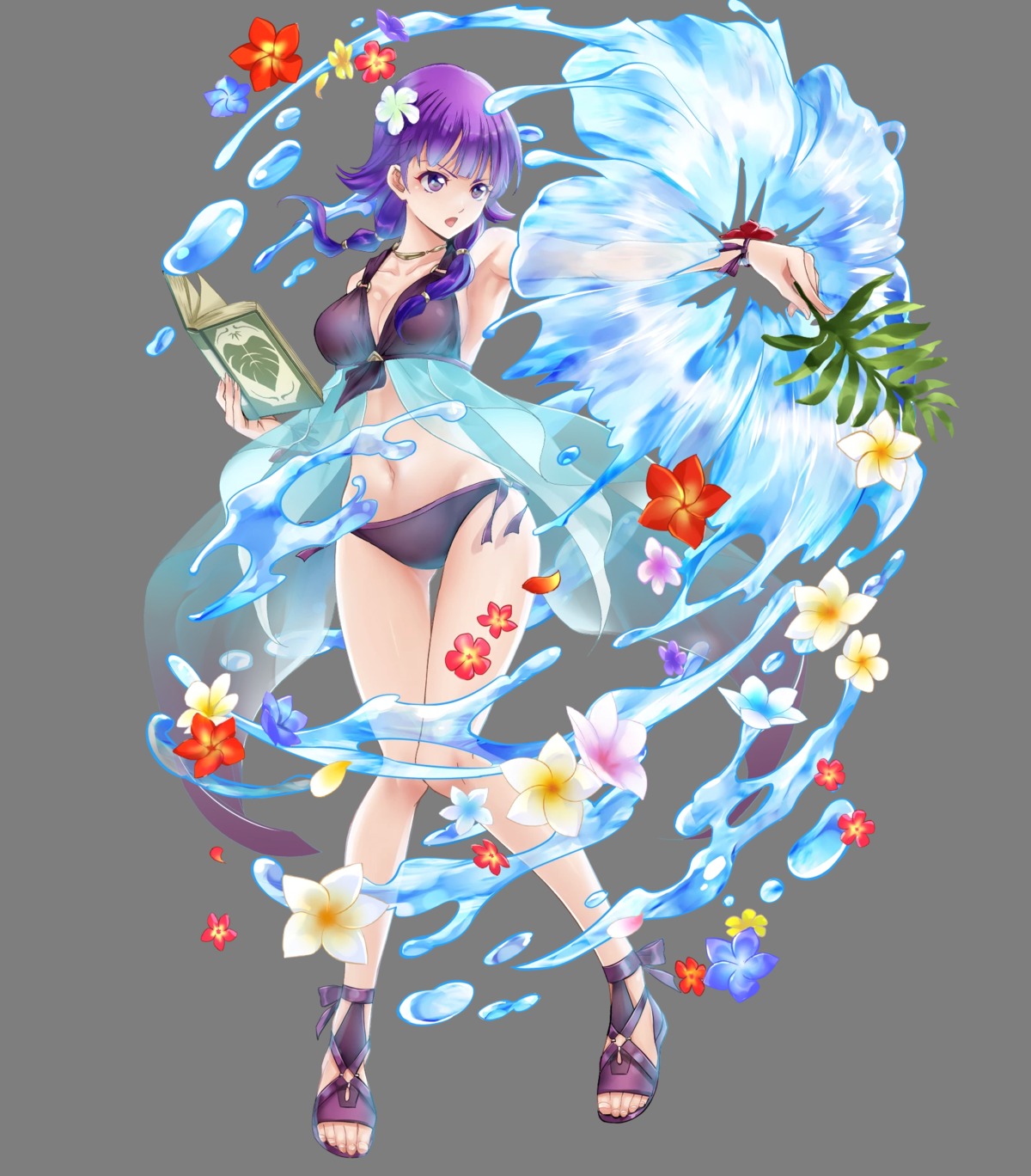 bikini, cleavage, duplicate, fire_emblem, fire_emblem:_seima_no_kouseki, fire_emblem_heroes, lute_(fire_emblem), nintendo