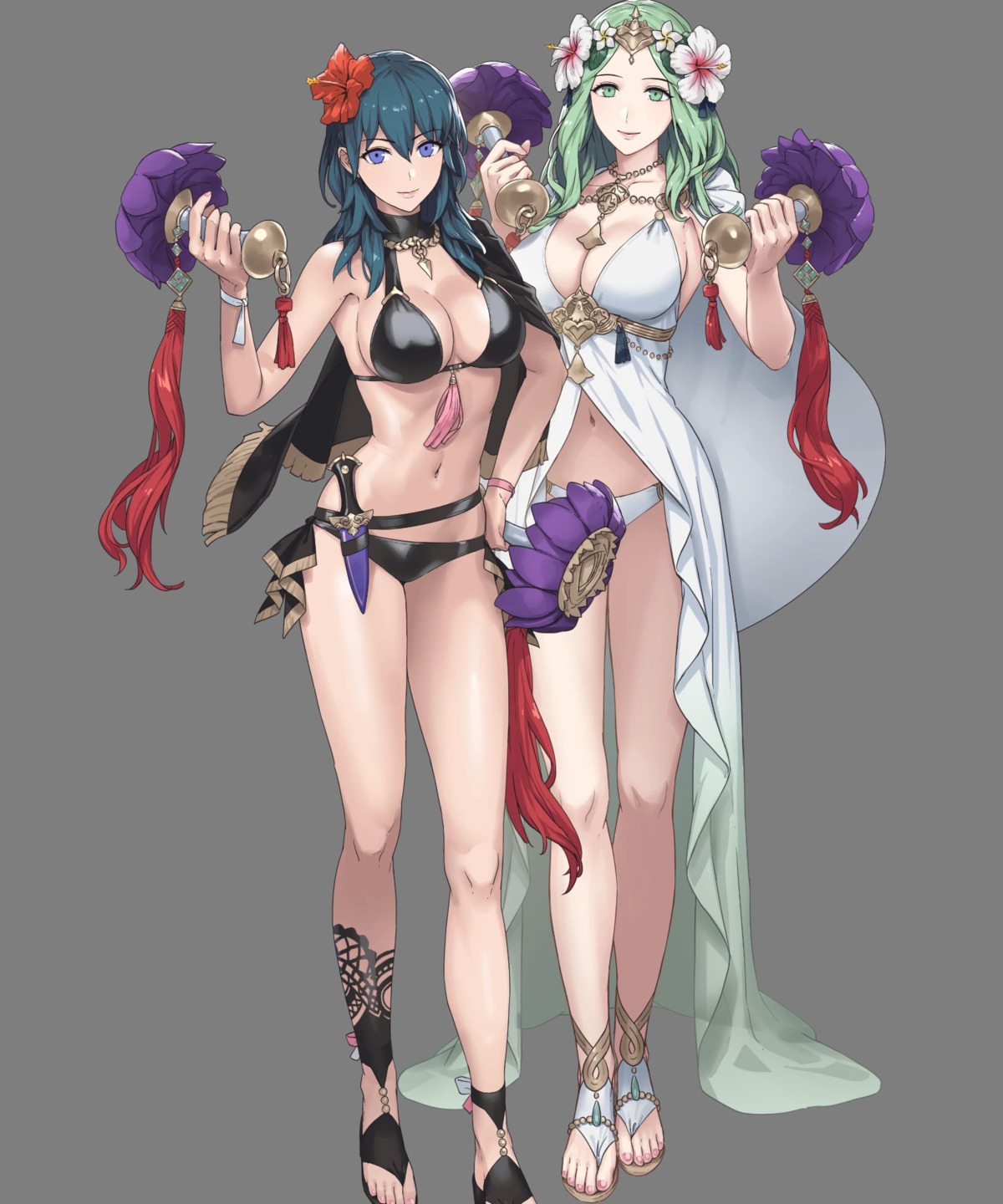 bikini, byleth_(fire_emblem), cleavage, cuboon, duplicate, fire_emblem, fire_emblem_heroes, fire_emblem_three_houses