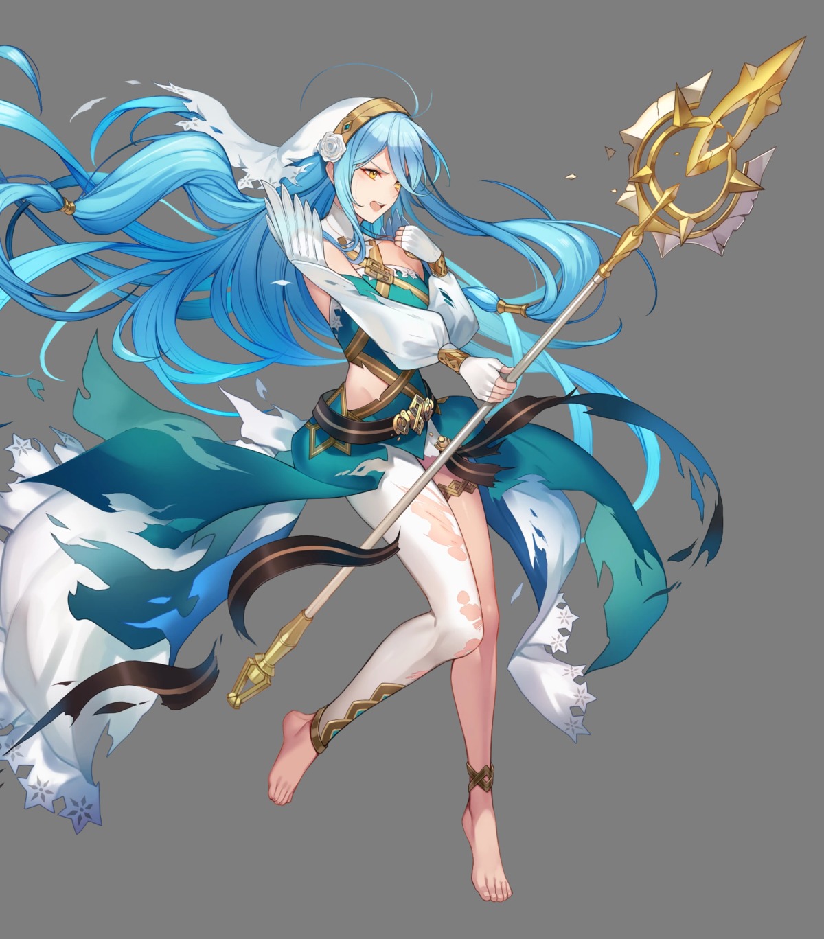 aqua_(fire_emblem), dress, duplicate, feet, fire_emblem, fire_emblem_heroes, fire_emblem_if, garter