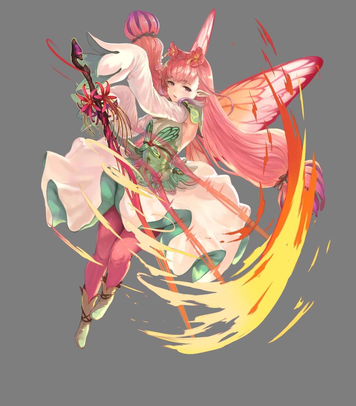 duplicate, fairy, fire_emblem, fire_emblem_heroes, mirabilis, nintendo, pantyhose, pointy_ears, weapon, wings, yoshiku