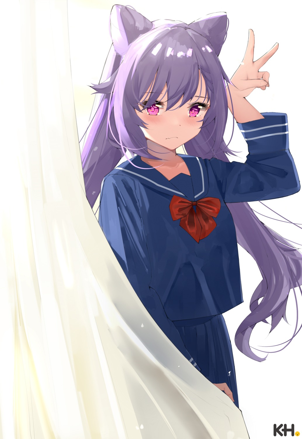 genshin_impact, kebohan, keqing, seifuku