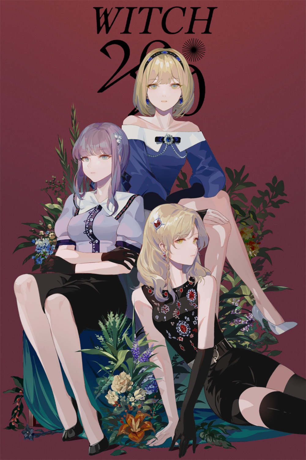 alice_margatroid, heels, hillly_(maiwetea), kirisame_marisa, patchouli_knowledge, thighhighs, touhou