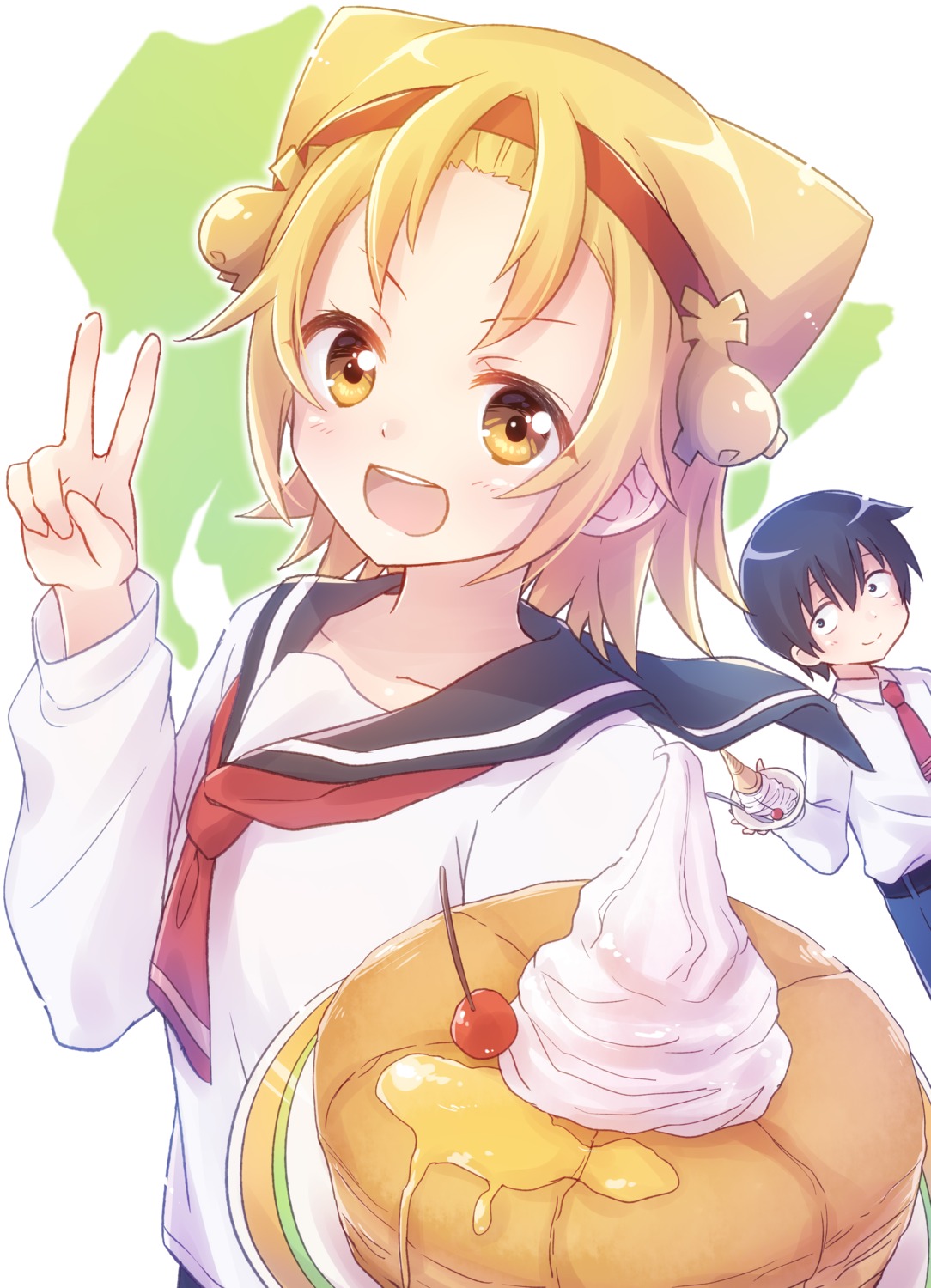 nyaa_(nnekoron), seifuku, yatogame-chan_kansatsu_nikki, yatogame_monaka