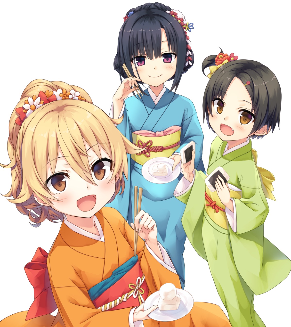 cura, hayase_fukami, kimono, lose, maitetsu, minokasa_nagi, olivi