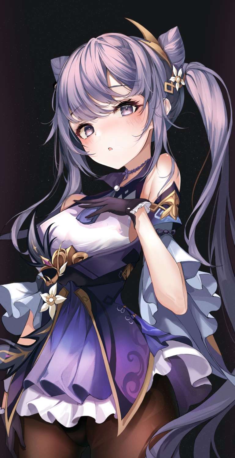 ahr_tato, asian_clothes, genshin_impact, keqing, pantyhose