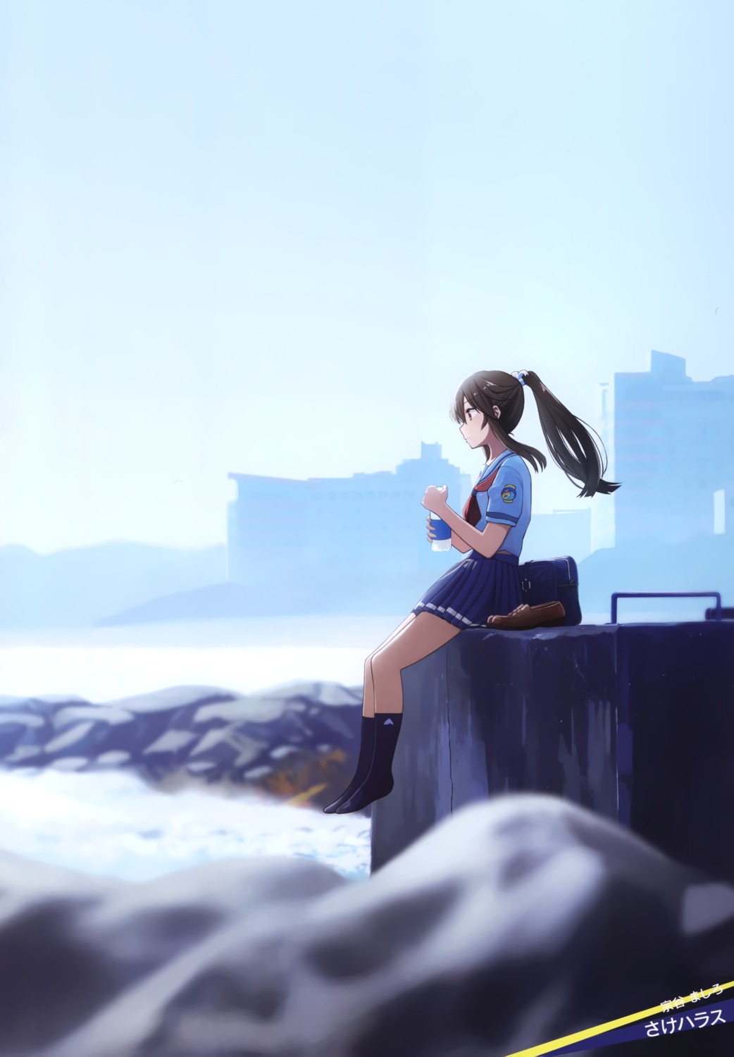 high_school_fleet, munetani_mashiro, sakeharasu, seifuku