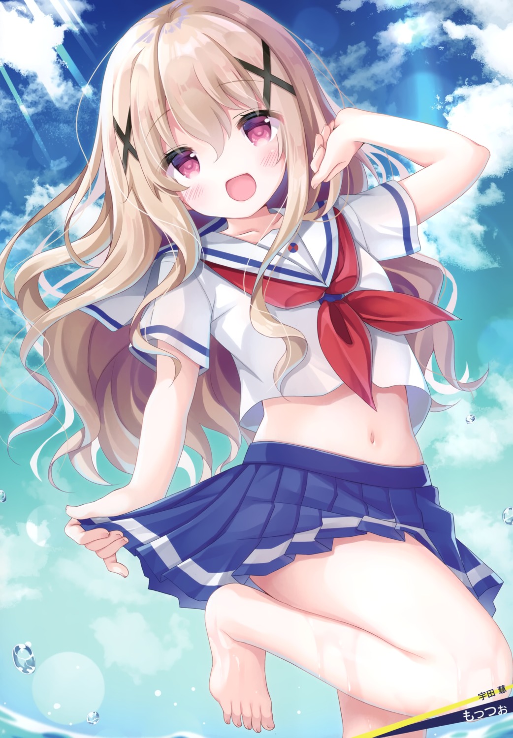 high_school_fleet, mottso, seifuku, uda_megumi