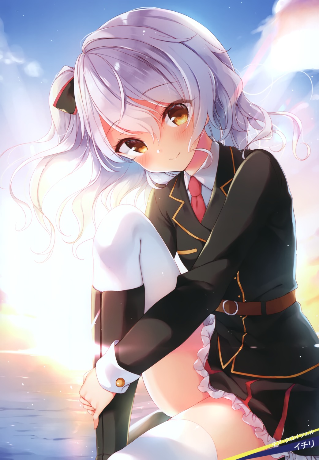 high_school_fleet, ichiri, thea_kreutzer, thighhighs, uniform