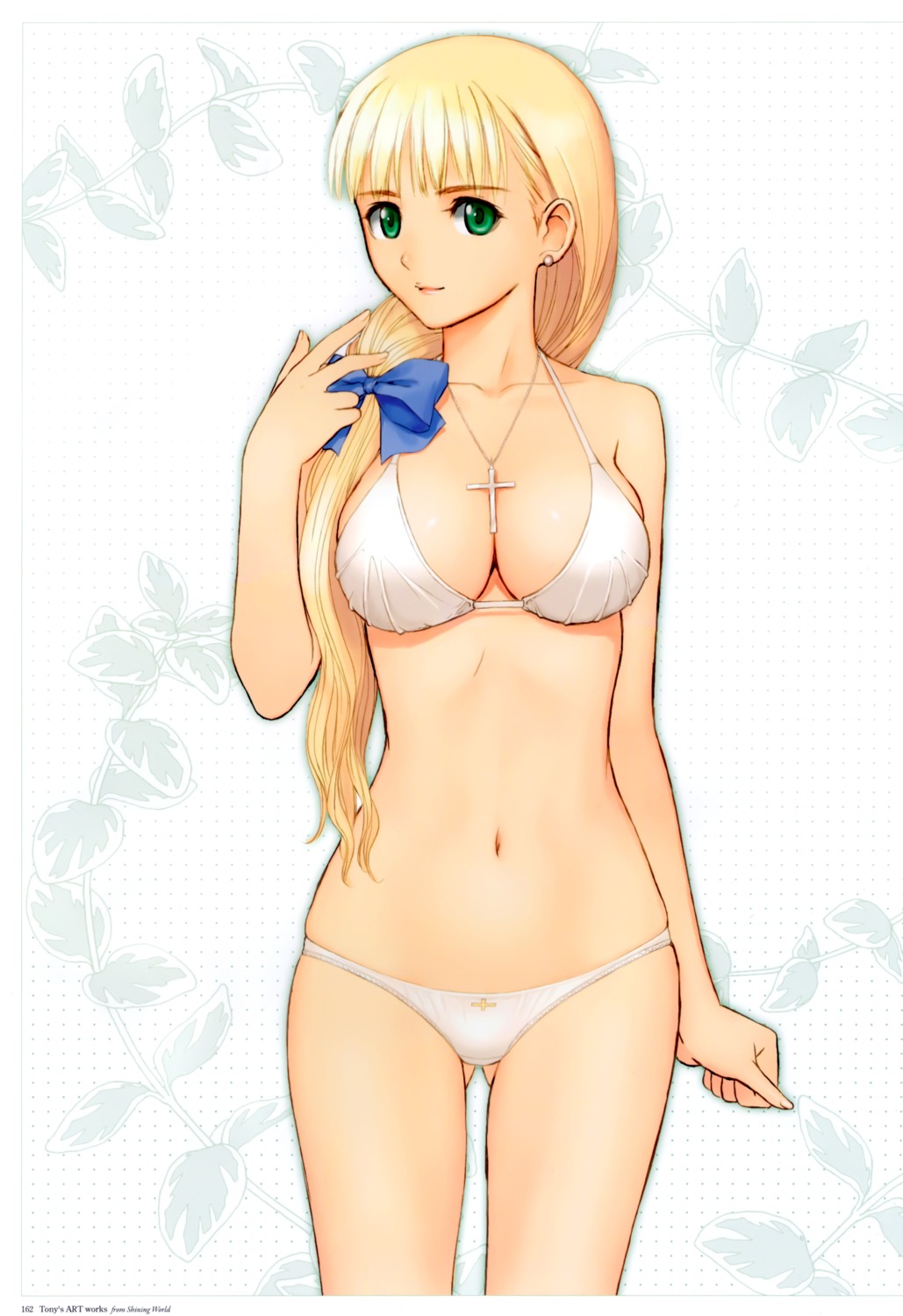 bikini, clalaclan_philias, cleavage, shining_tears, shining_wind, shining_world, swimsuits, tony_taka