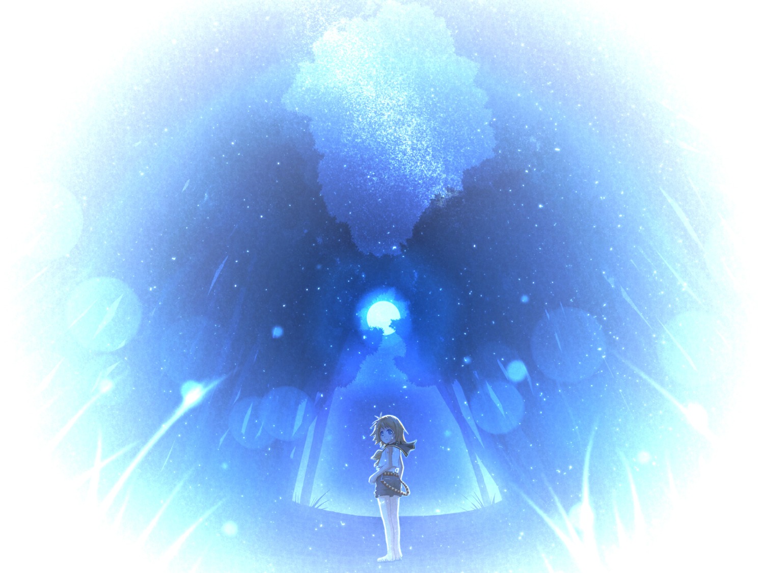 hirobakar, kagamine_len, landscape, male, vocaloid