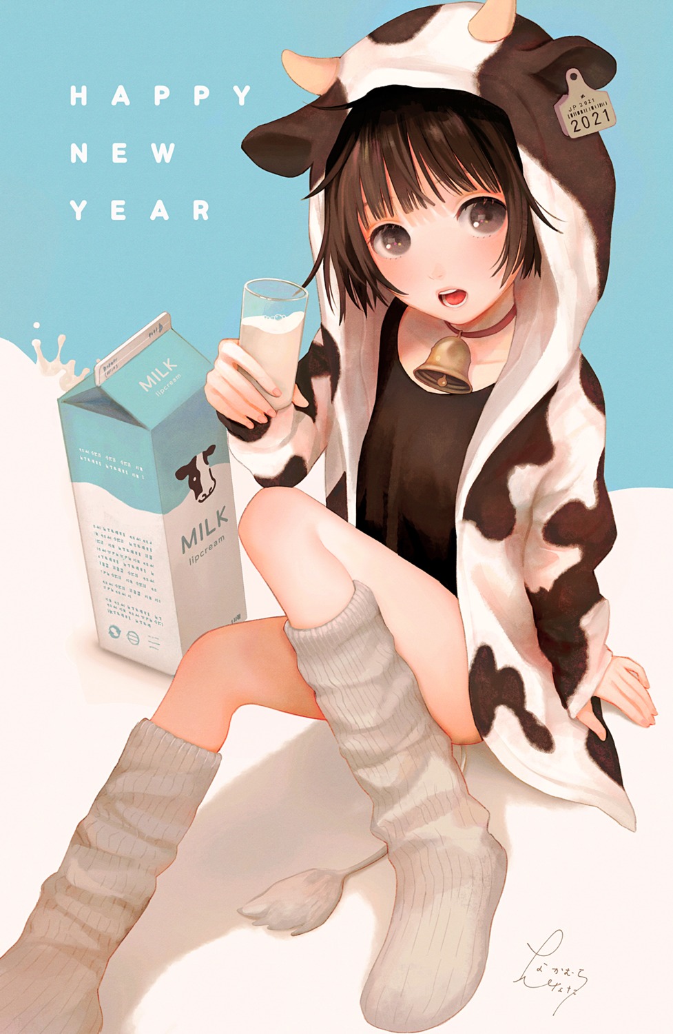 animal_ears, horns, nakamura_hinata, tail