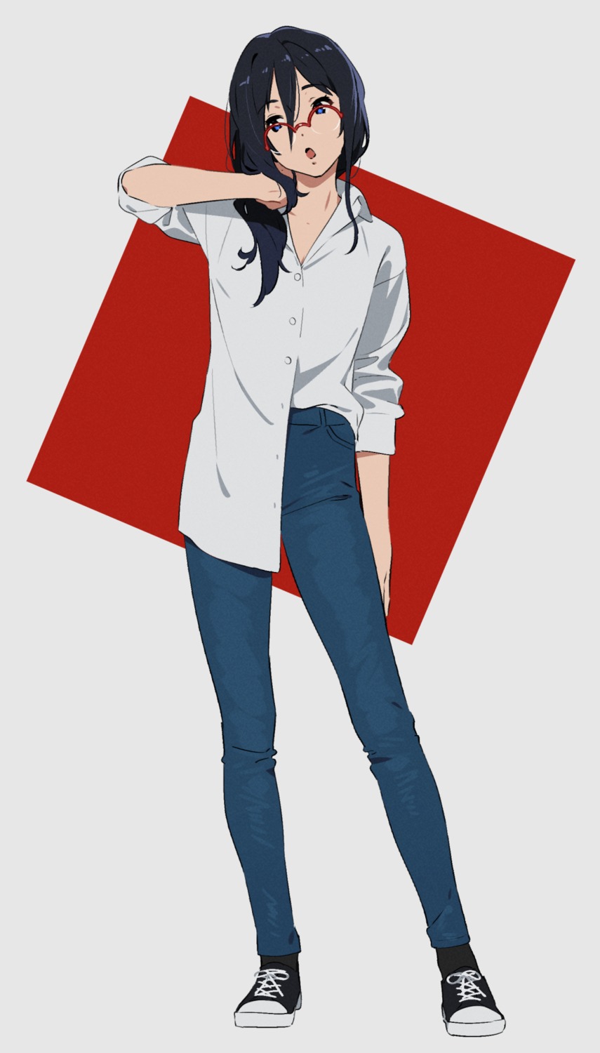 dress_shirt, hibike!_euphonium, kamo_kamen, megane, tanaka_asuka