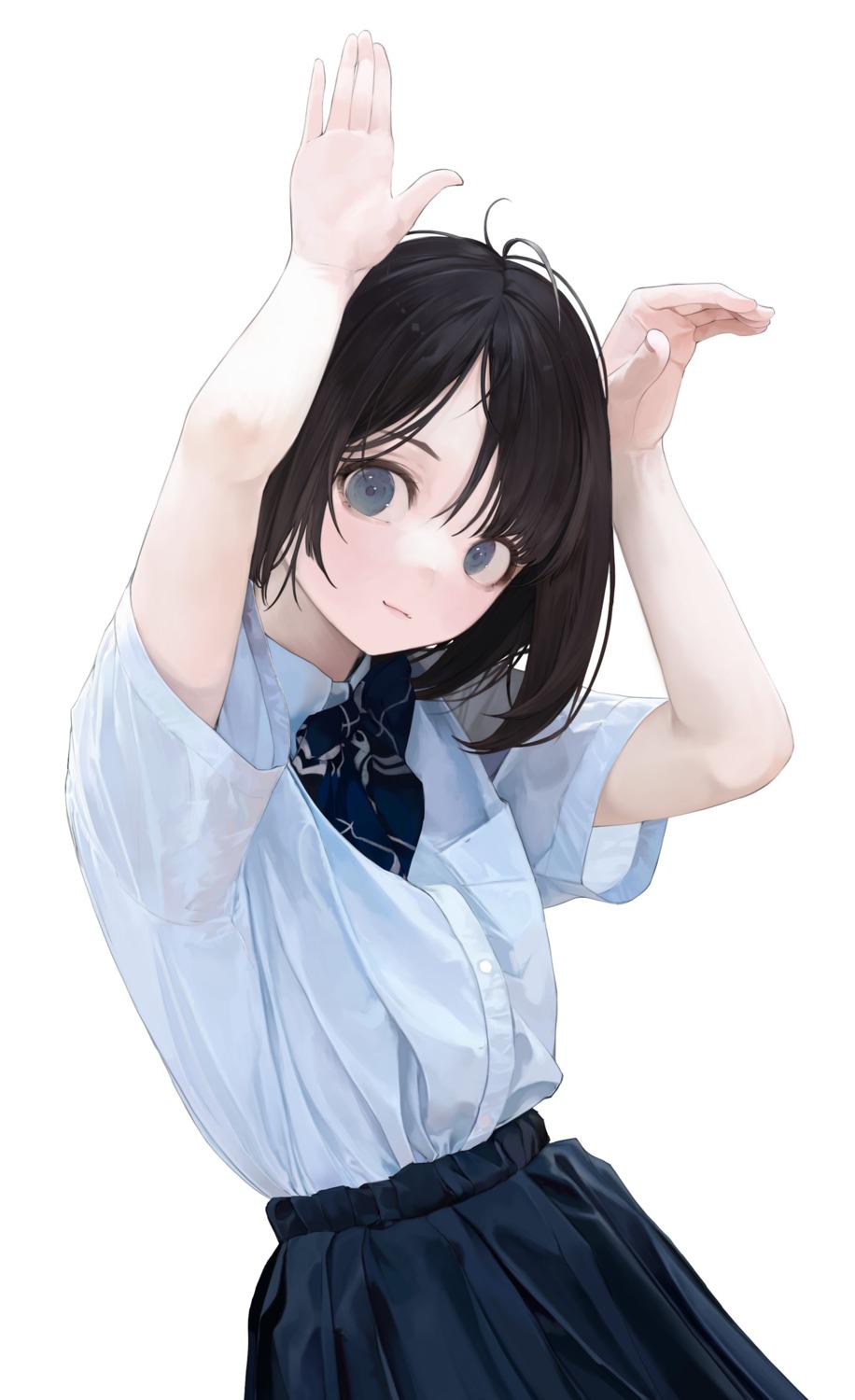 mile_(mil2), see_through, seifuku, wet_clothes