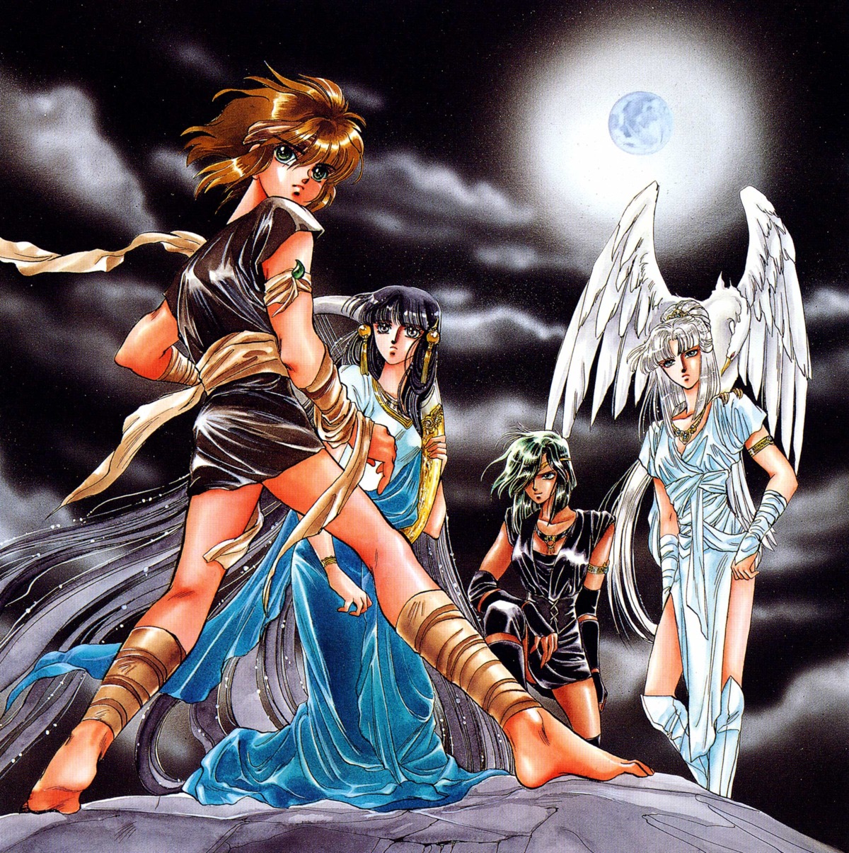 clamp, karura-ou, kendappa-ou, rgveda, ryuu-ou, souma