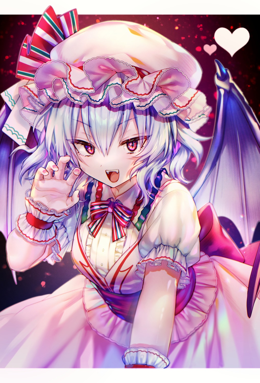 here_(hr_rz_ggg), remilia_scarlet, touhou, wings