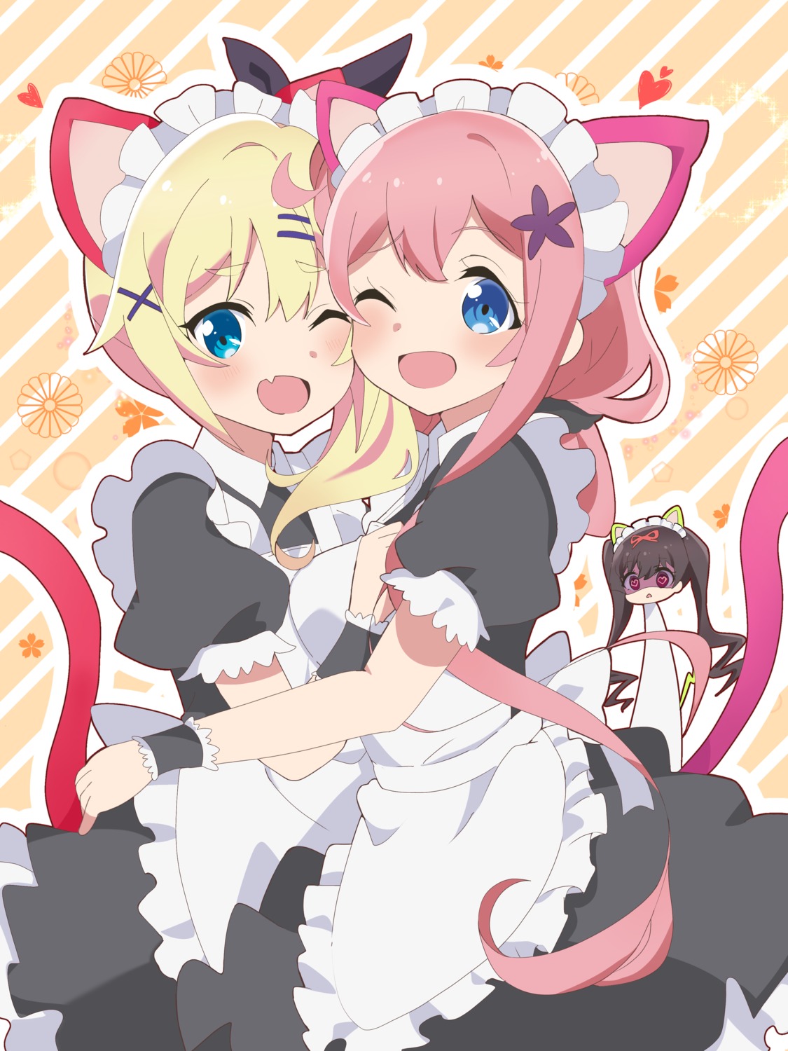 animal_ears, maid, midori_hemo, nekomimi, nukui_hayu, ochikobore_fruit_tart, oshiruko, sakura_ino