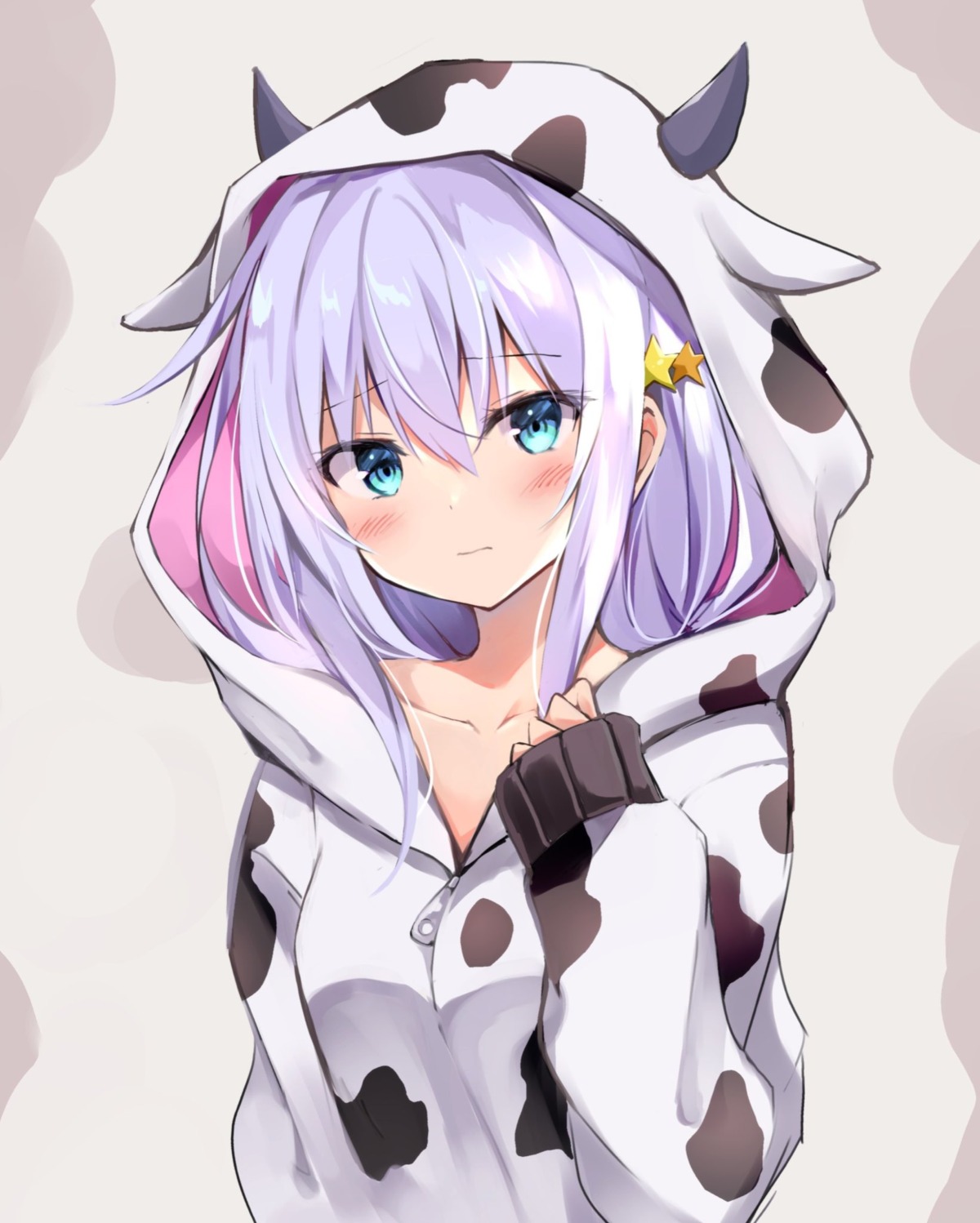 animal_ears, horns, hoshinomiya_kunon, hyurasan, pajama