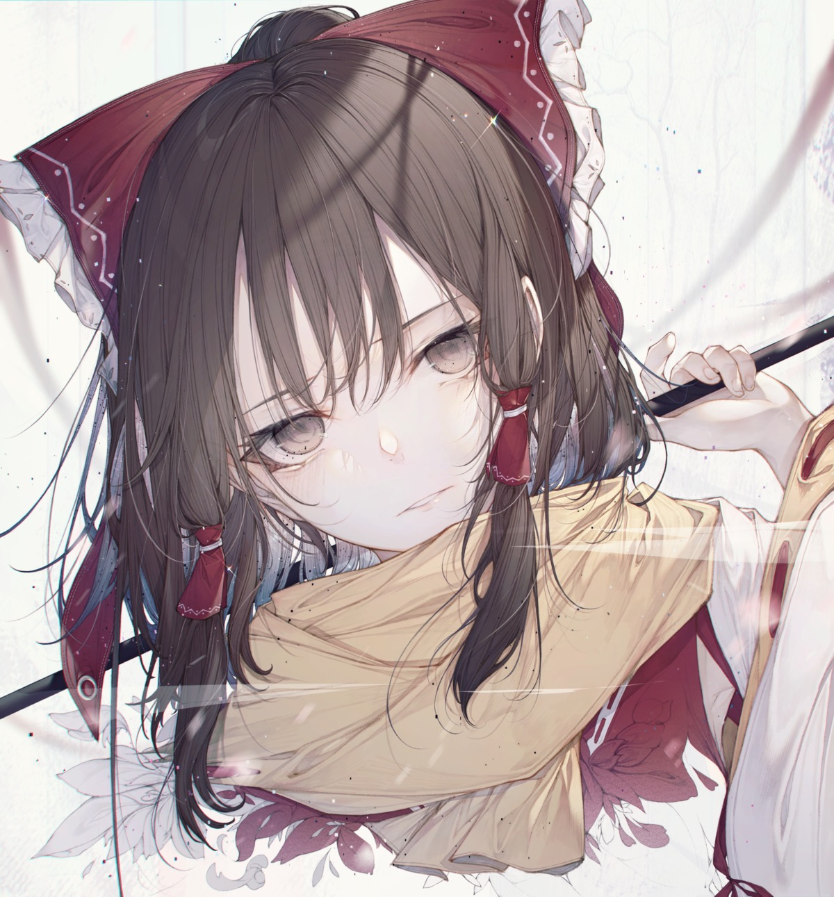 hakurei_reimu, hito_komoru, touhou