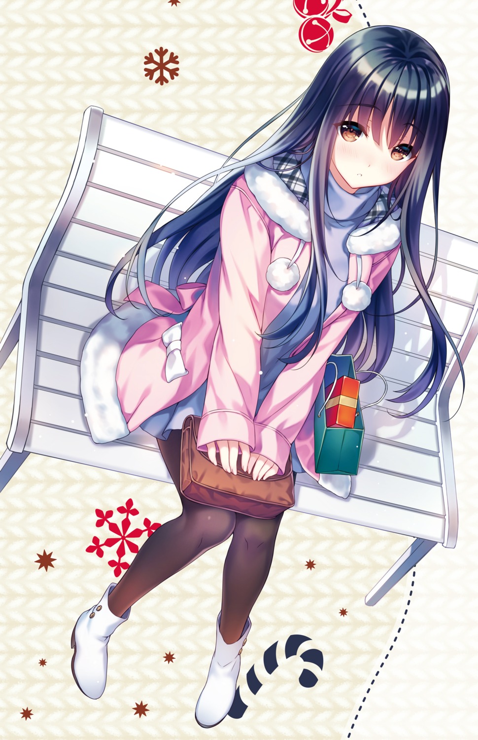 ayase_miharu, dress, pantyhose, riv, seirei_gensouki, sweater