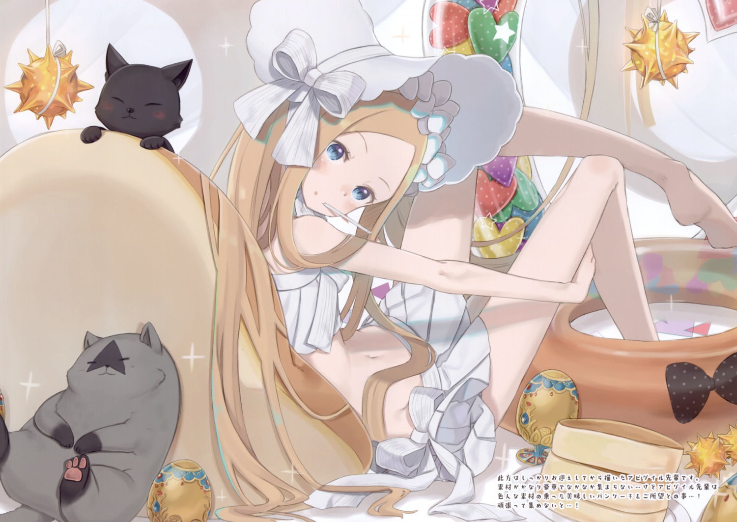 abigail_williams_(fate), bikini, fate/grand_order, neko, swimsuits, tota