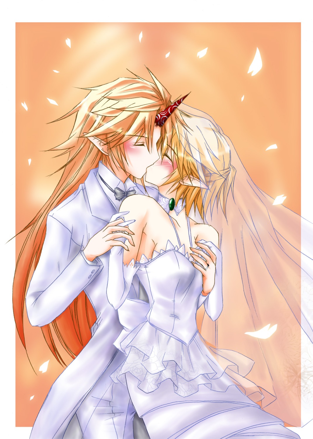 hazuki_rui, hoshiguma_yuugi, mizuhashi_parsee, touhou, yuri