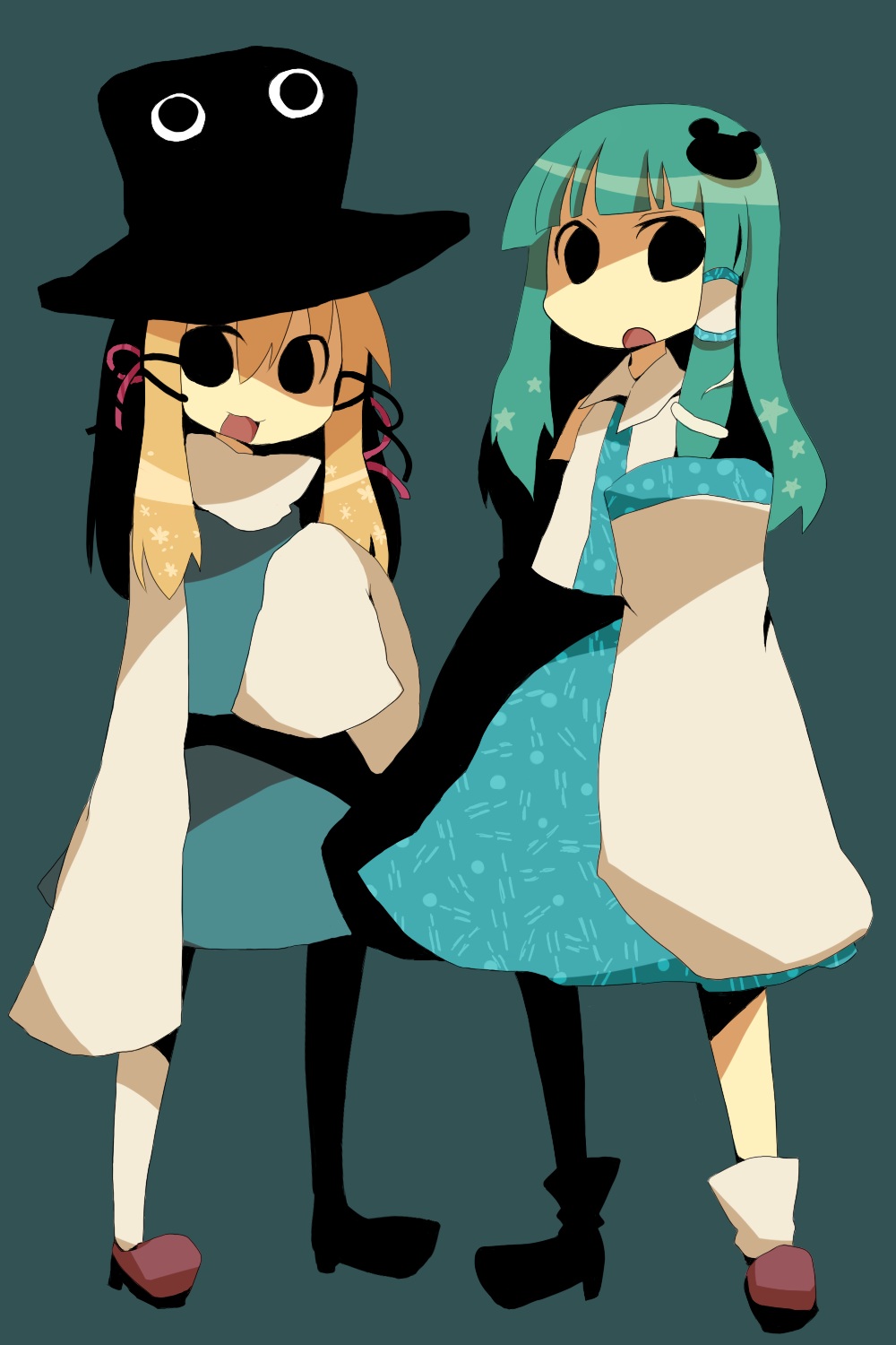 azuma_seiji, kochiya_sanae, moriya_suwako, touhou