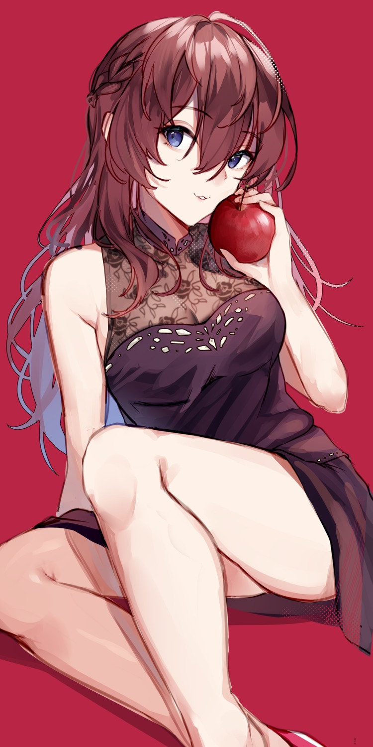 cleavage, dress, ichinose_shiki, kagurazaka_miyabi, see_through, sketch, skirt_lift, the_idolm@ster, the_idolm@ster_cinderella_girls