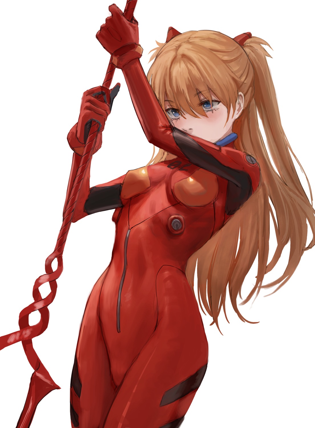 bodysuit, gold_can, neon_genesis_evangelion, souryuu_asuka_langley, weapon