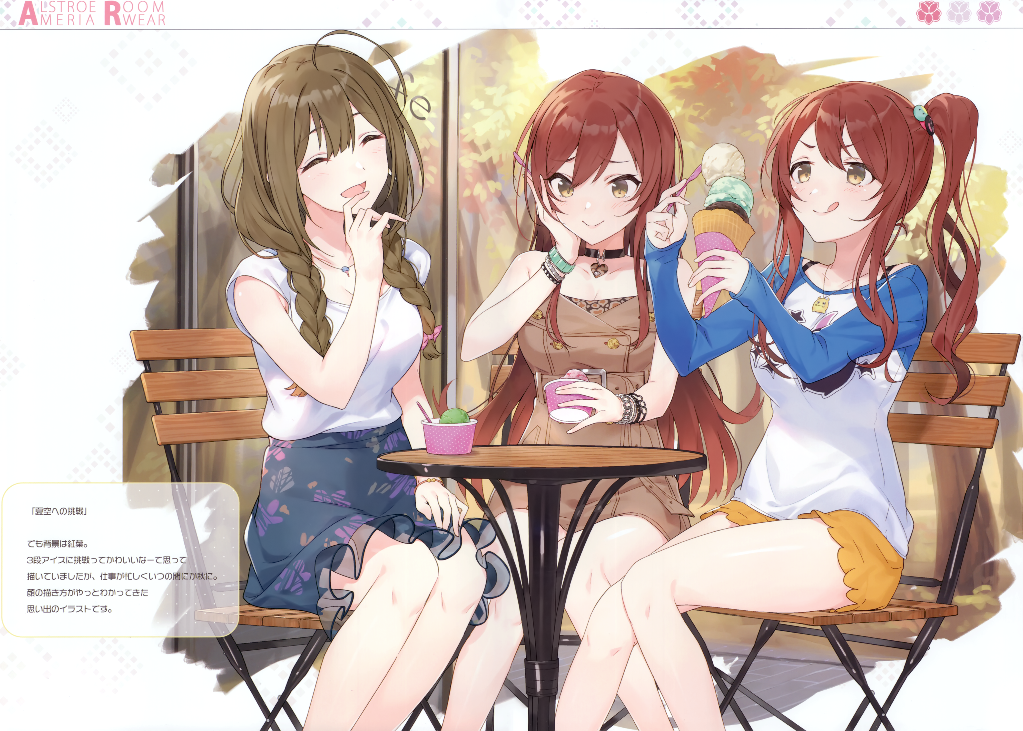 hayashi_kewi, kuwayama_chiyuki, oosaki_amana, oosaki_tenka, the_idolm@ster, the_idolm@ster_shiny_colors