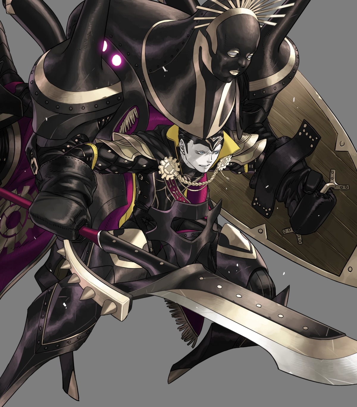 fafnir_(fire_emblem), fire_emblem, fire_emblem_heroes, kozaki_yuusuke, male, mecha_musume, nintendo, weapon